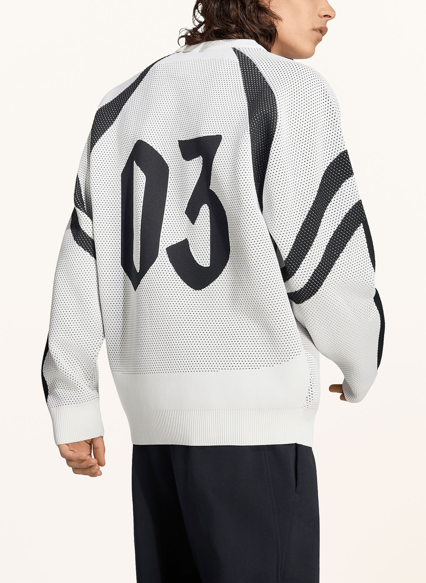 adidas TIRO Sweatshirt: WHITE / BLACK