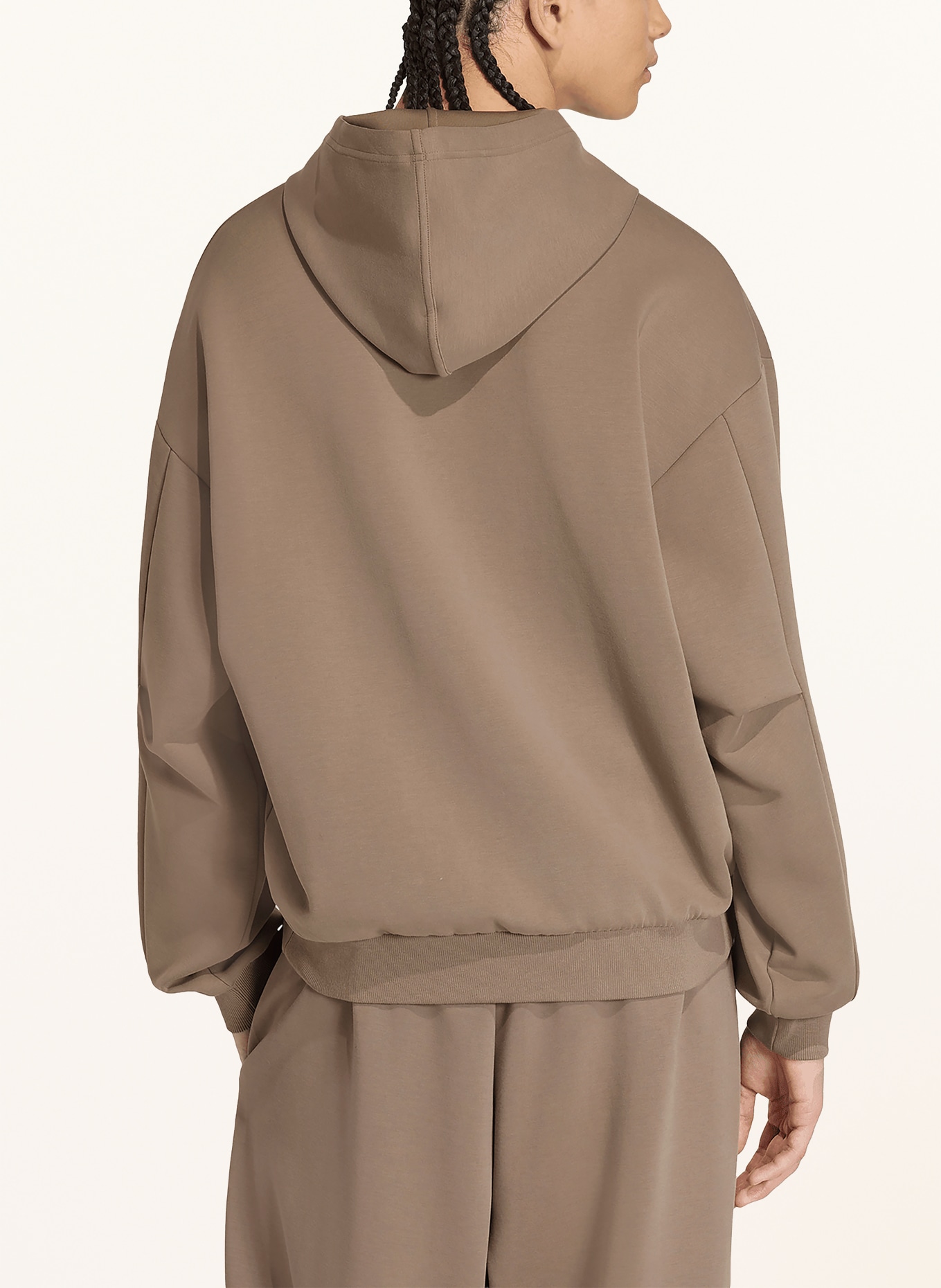 adidas Sweat à capuche SOFT LUX: KAKI