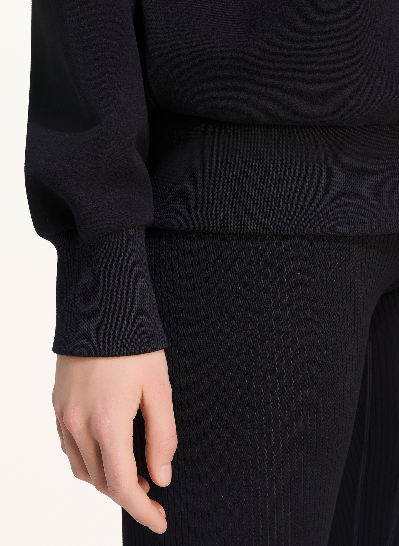 adidas SOFT LUX Sweatshirt: BLACK
