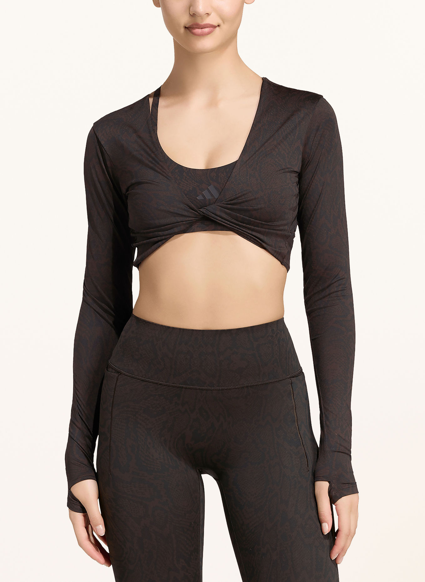 adidas Cropped-top PRIMELIFT: SORT / SORT