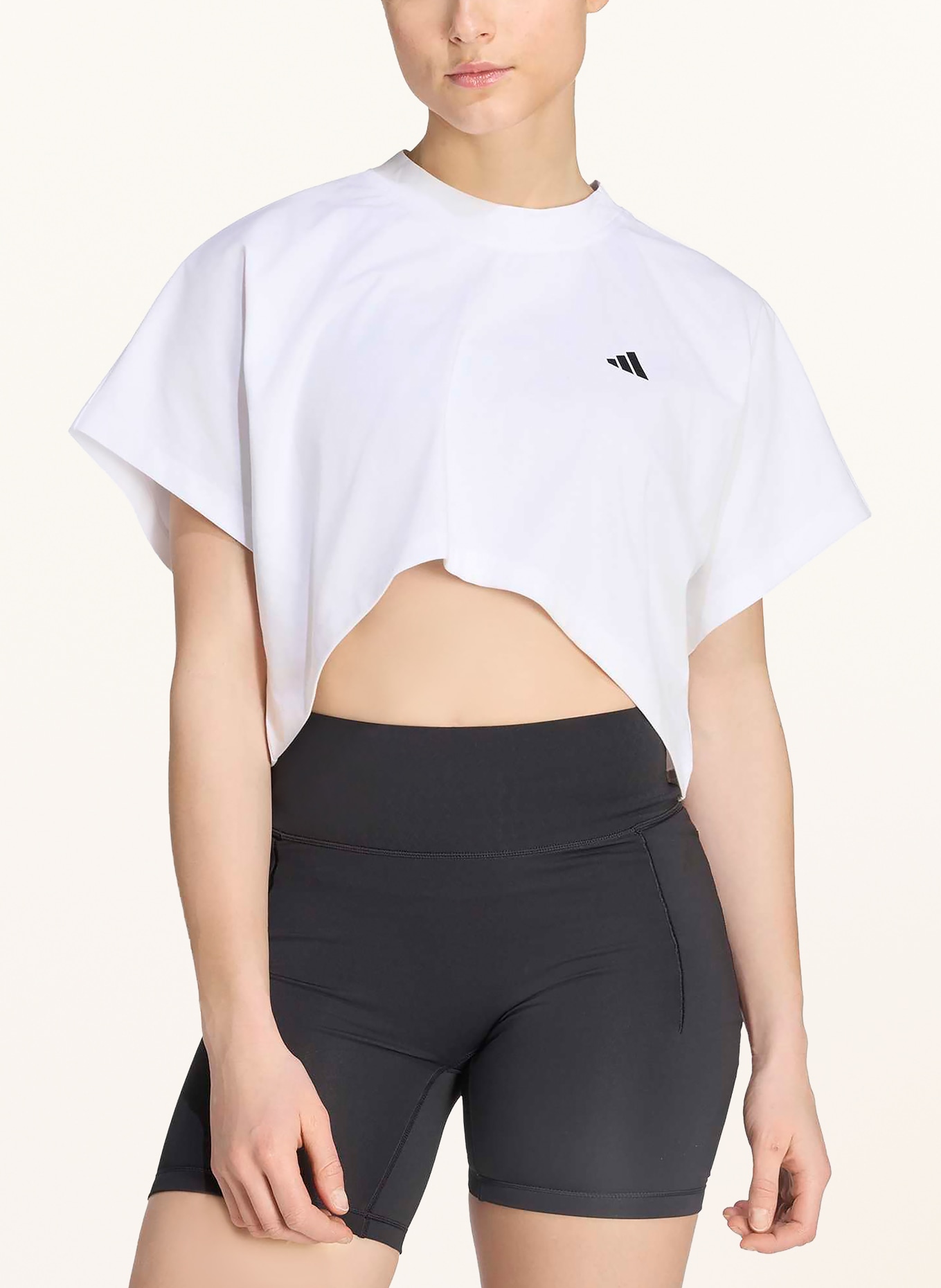 adidas T-shirt PRIMELIFT WORKOUT GRAPHIQUE: BLANC / BLEU / NOIR