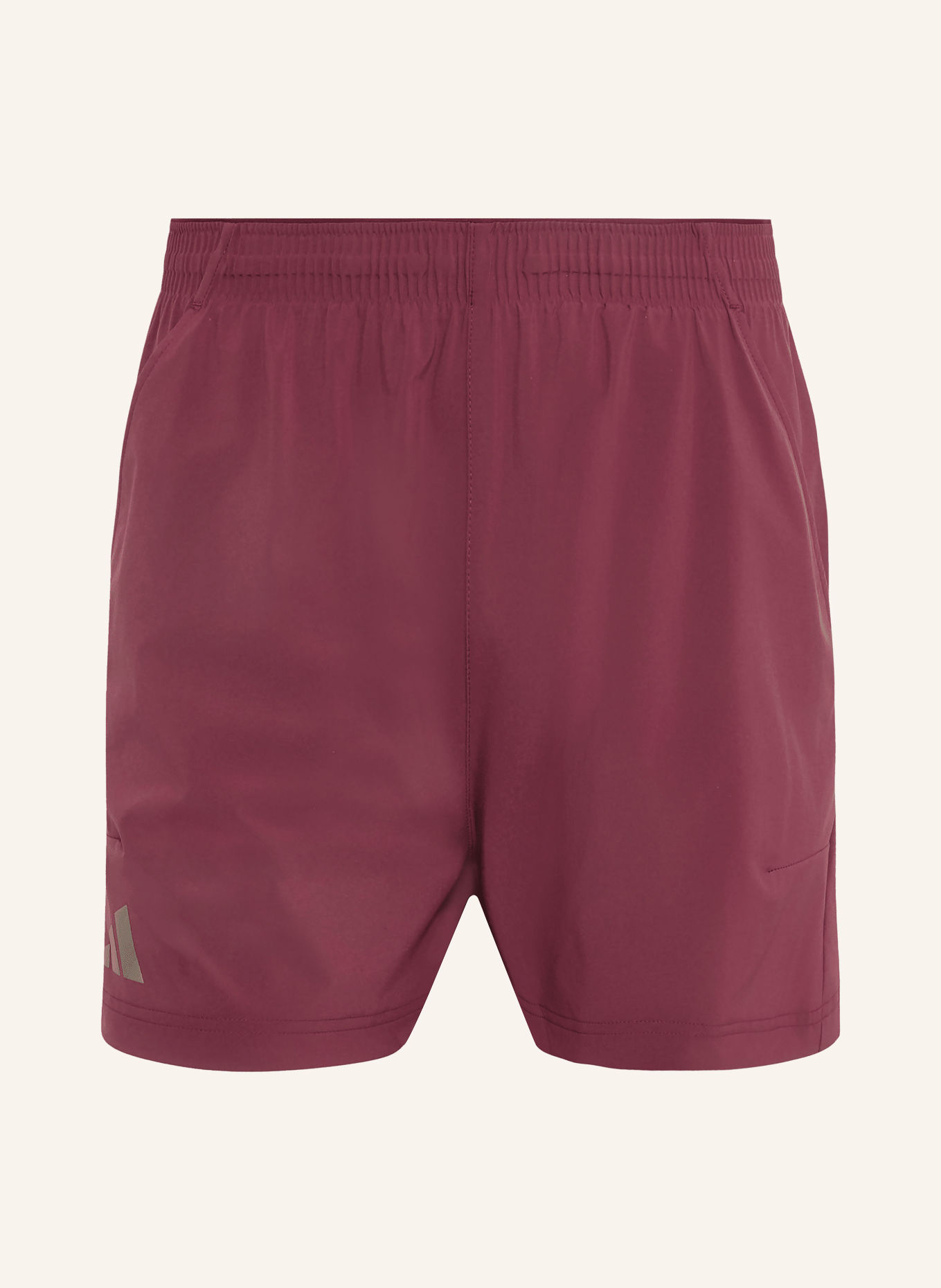adidas Originals 2-in-1 tennisshort: DONKERROOD / ZILVER
