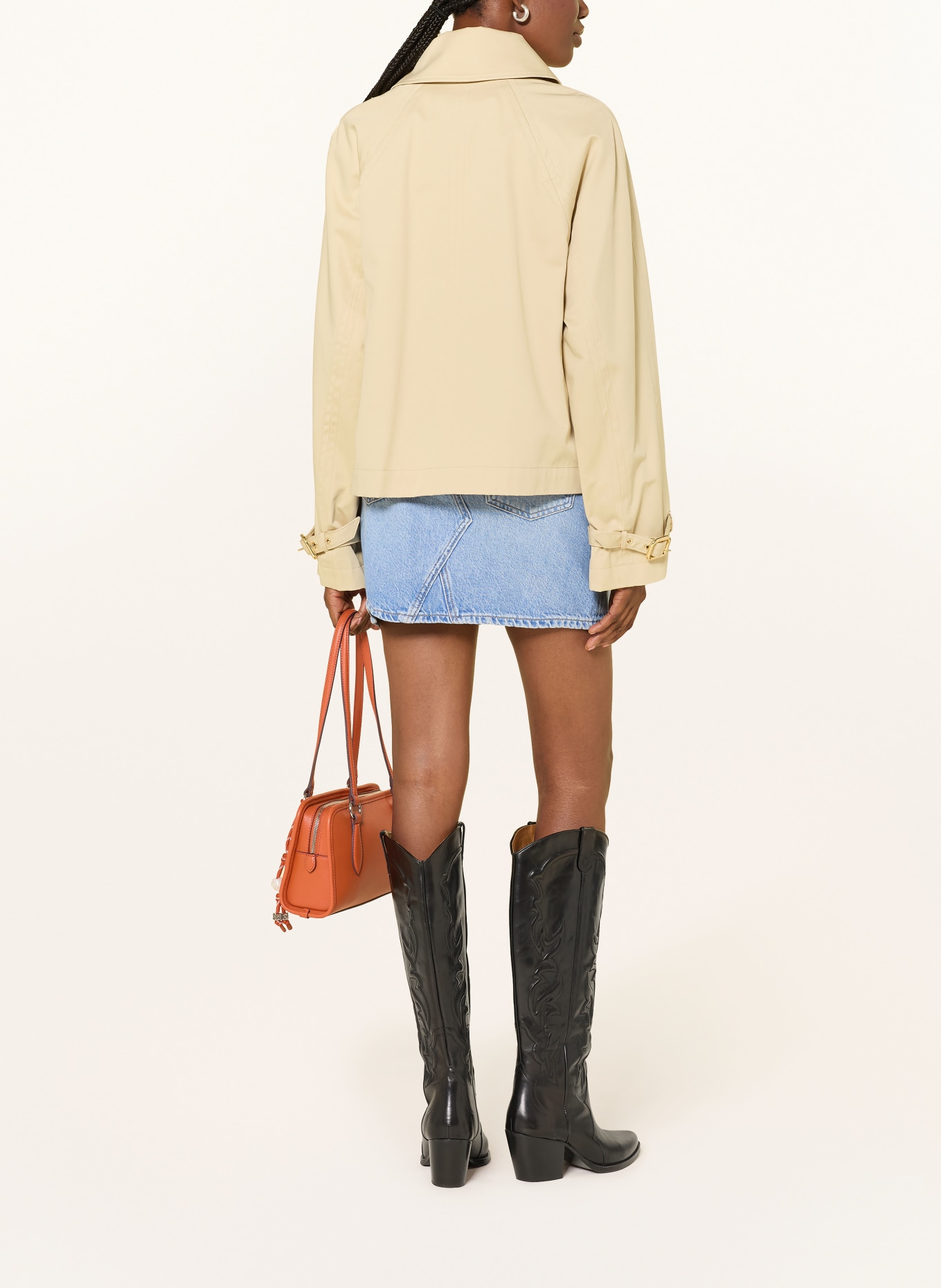 HUGO Jacheta trench AMOTU: MARO DESCHIS