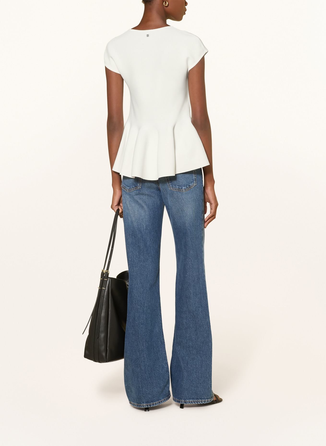 HUGO SIEFATA Blouse Top: WHITE