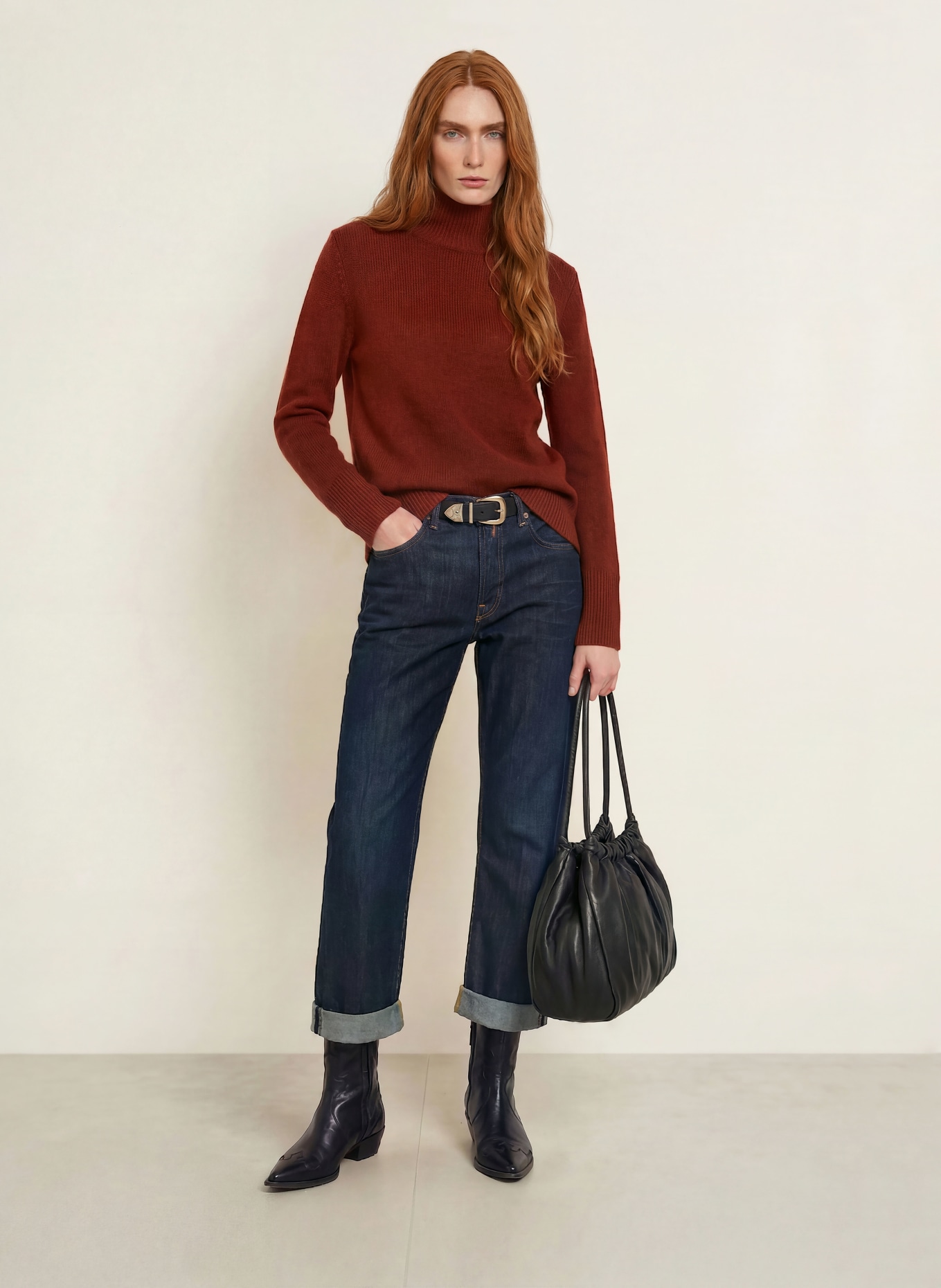 darling harbour Sweter z kaszmiru: MARONE