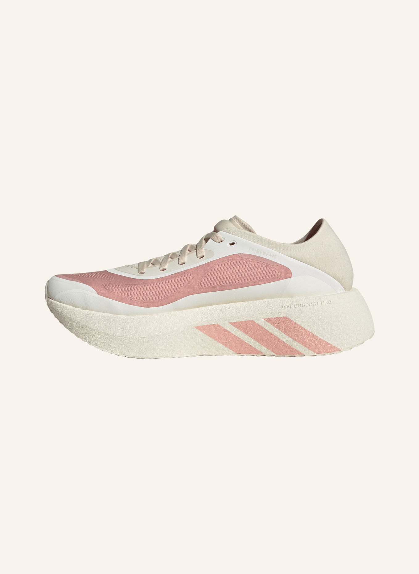 adidas Laufschuhe HYPERBOOST RUN: ROSÉ / HELLROSA / CREME
