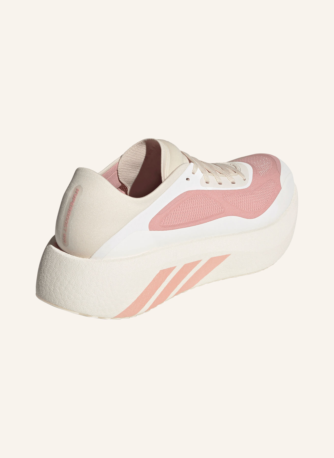 adidas Laufschuhe HYPERBOOST RUN: ROSÉ / HELLROSA / CREME