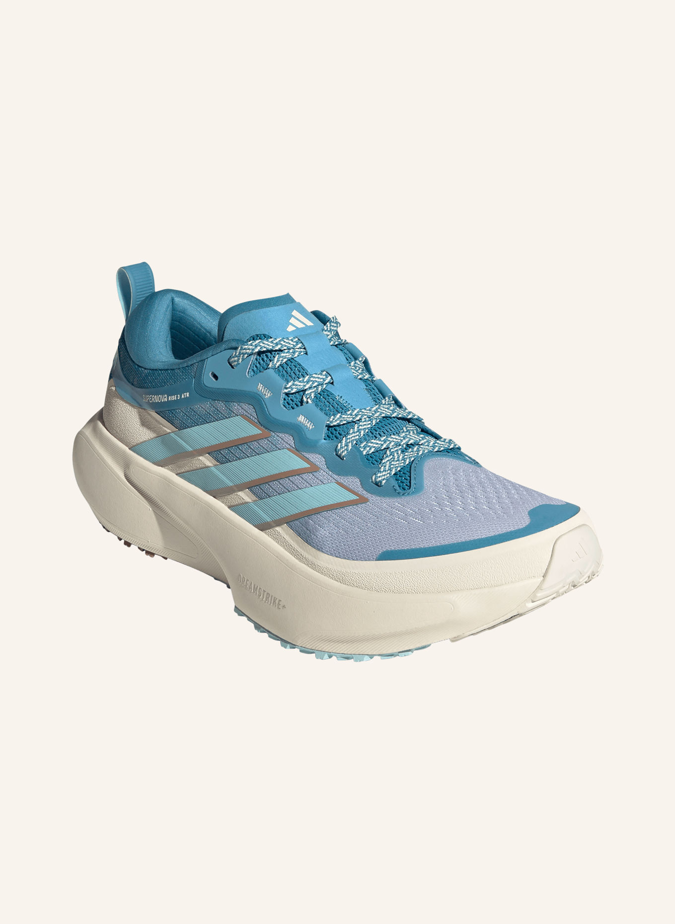 adidas SUPERNOVA RISE 3 ATR Running Shoes: LIGHT BLUE / WHITE