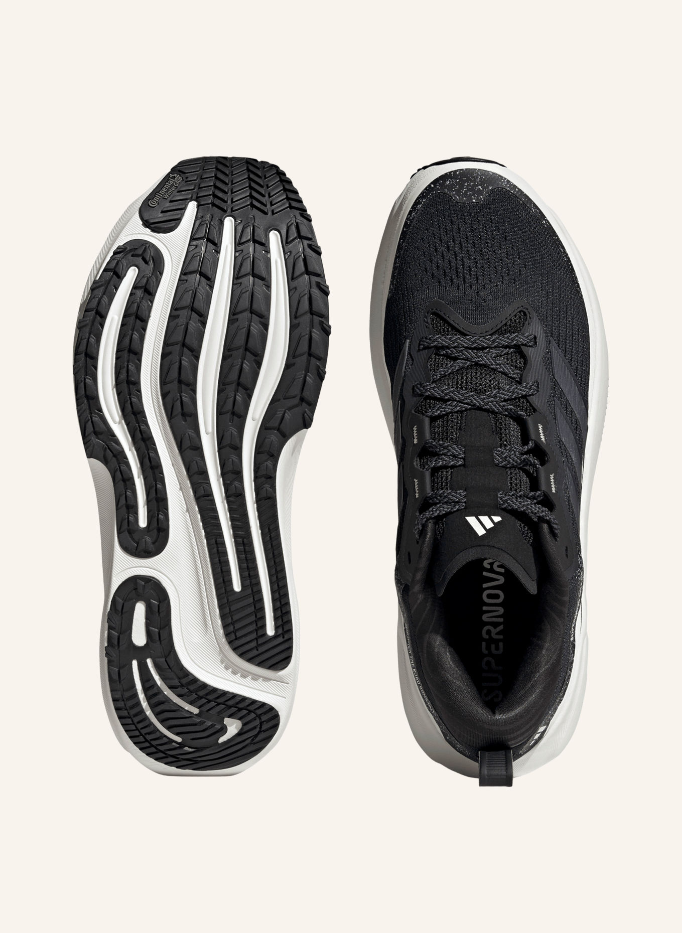 adidas SUPERNOVA RISE 3 ATR Running Shoes: BLACK / WHITE
