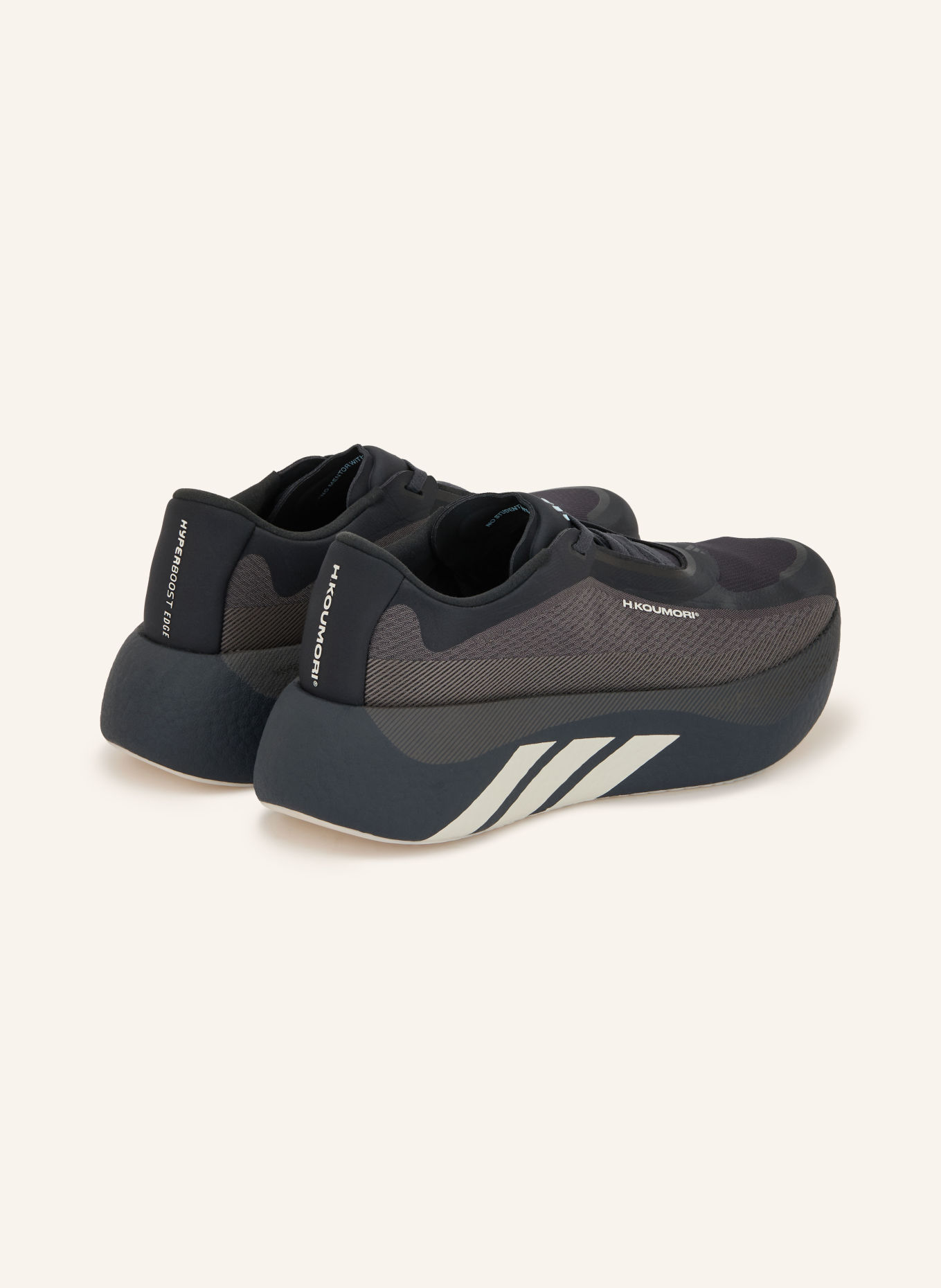 adidas HYPERBOOST EDGE HERMANOS KOUMORI Running shoes: DARK GRAY / BLACK
