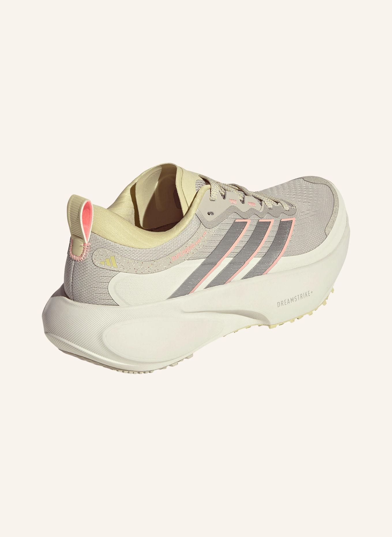 adidas Laufschuhe SUPERNOVA RISE 3 ATR: HELLGRAU / SILBER / LACHS