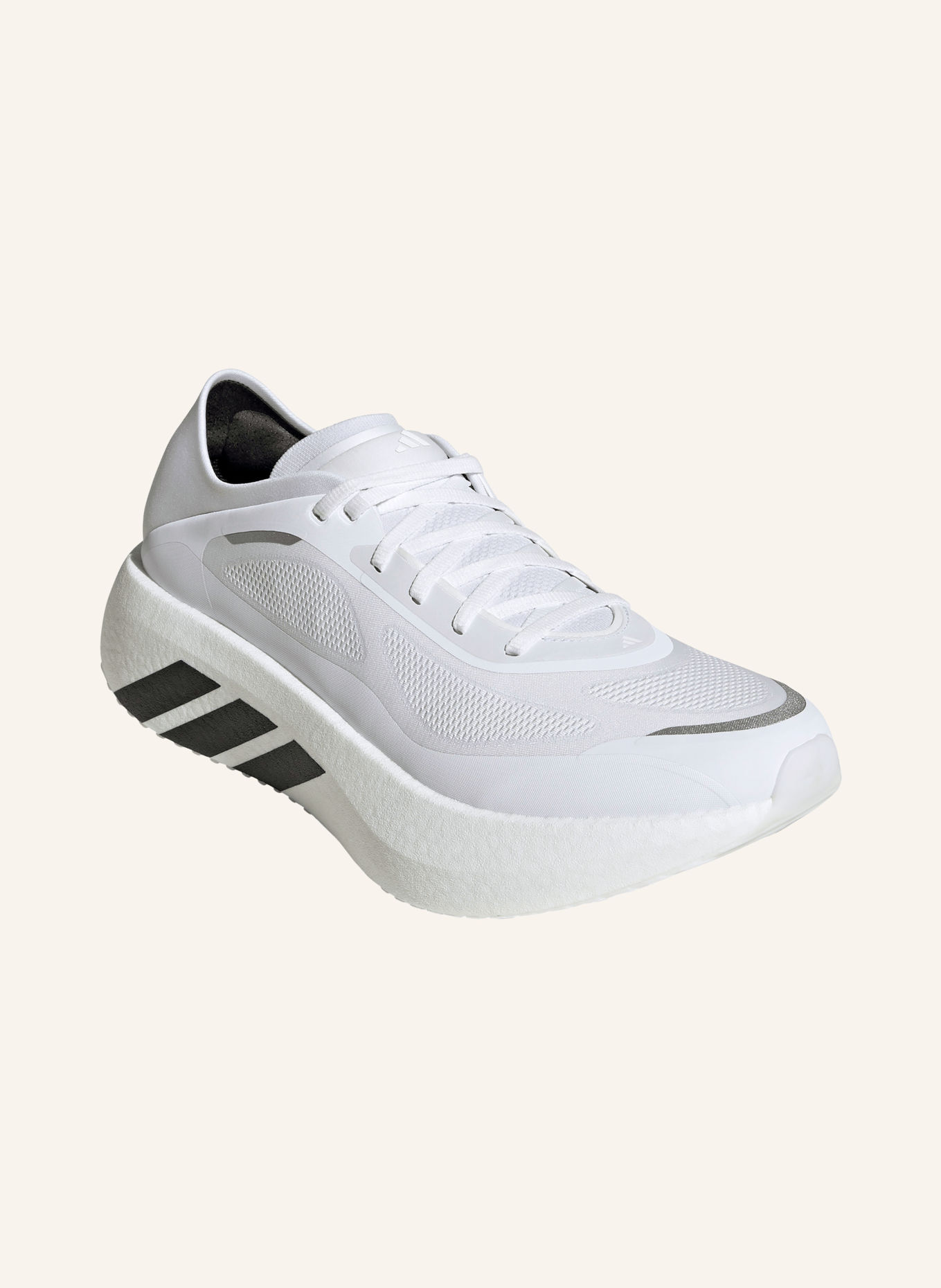 adidas HYPERBOOST RUN Running Shoes: WHITE / BLACK