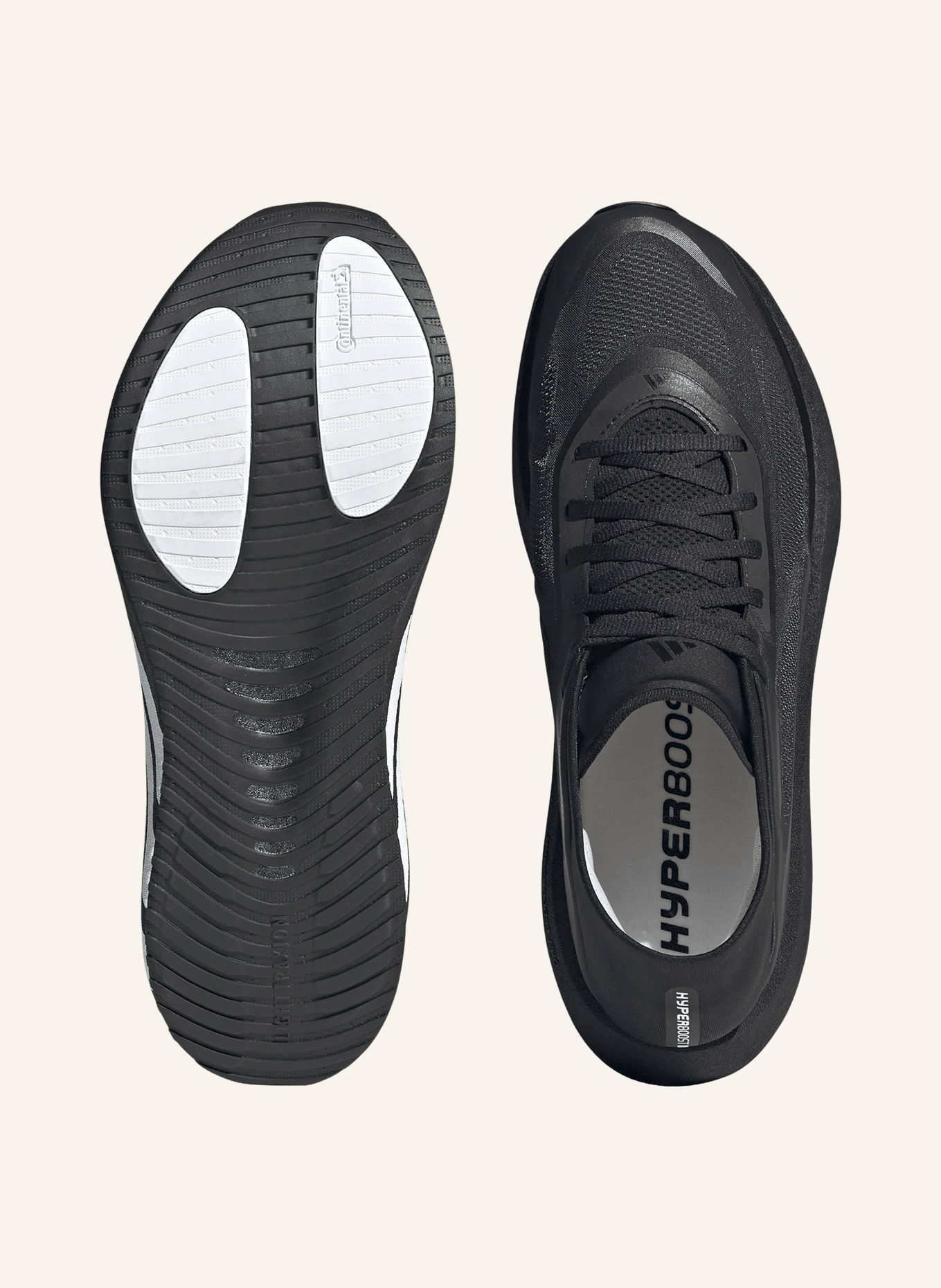 adidas Pantofi de alergare HYPERBOOST RUN: NEGRU
