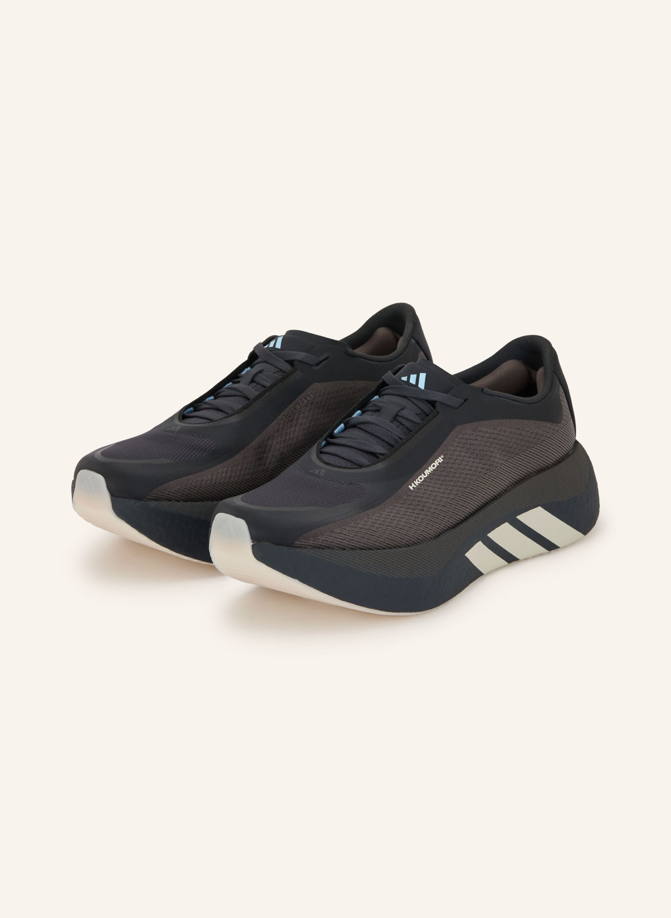 adidas HYPERBOOST EDGE HERMANOS KOUMORI Running shoes: DARK GRAY / BLACK