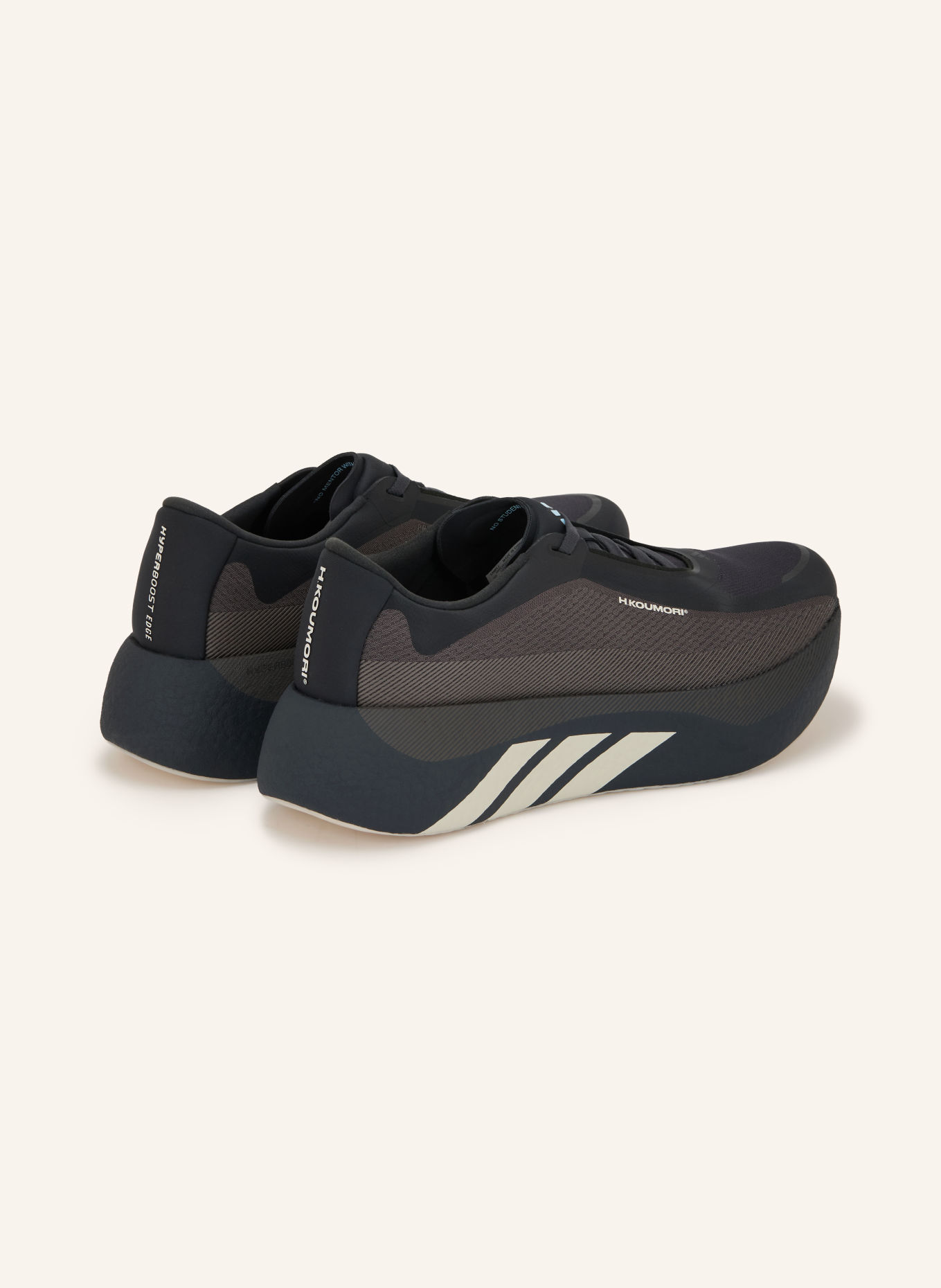 adidas HYPERBOOST EDGE HERMANOS KOUMORI Running shoes: DARK GRAY / BLACK
