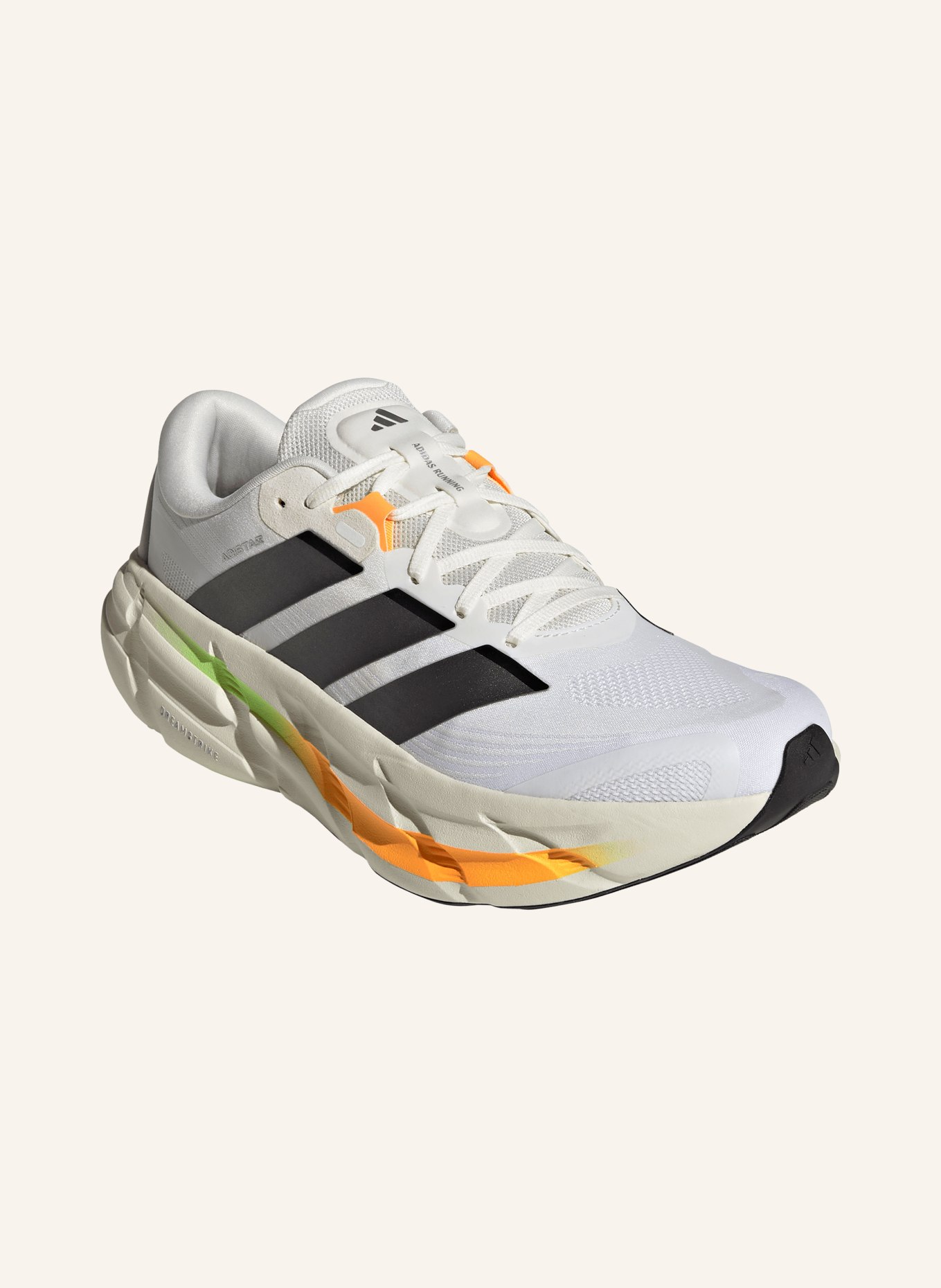 adidas ADISTAR 5 Running Shoes: WHITE / ORANGE / BLACK