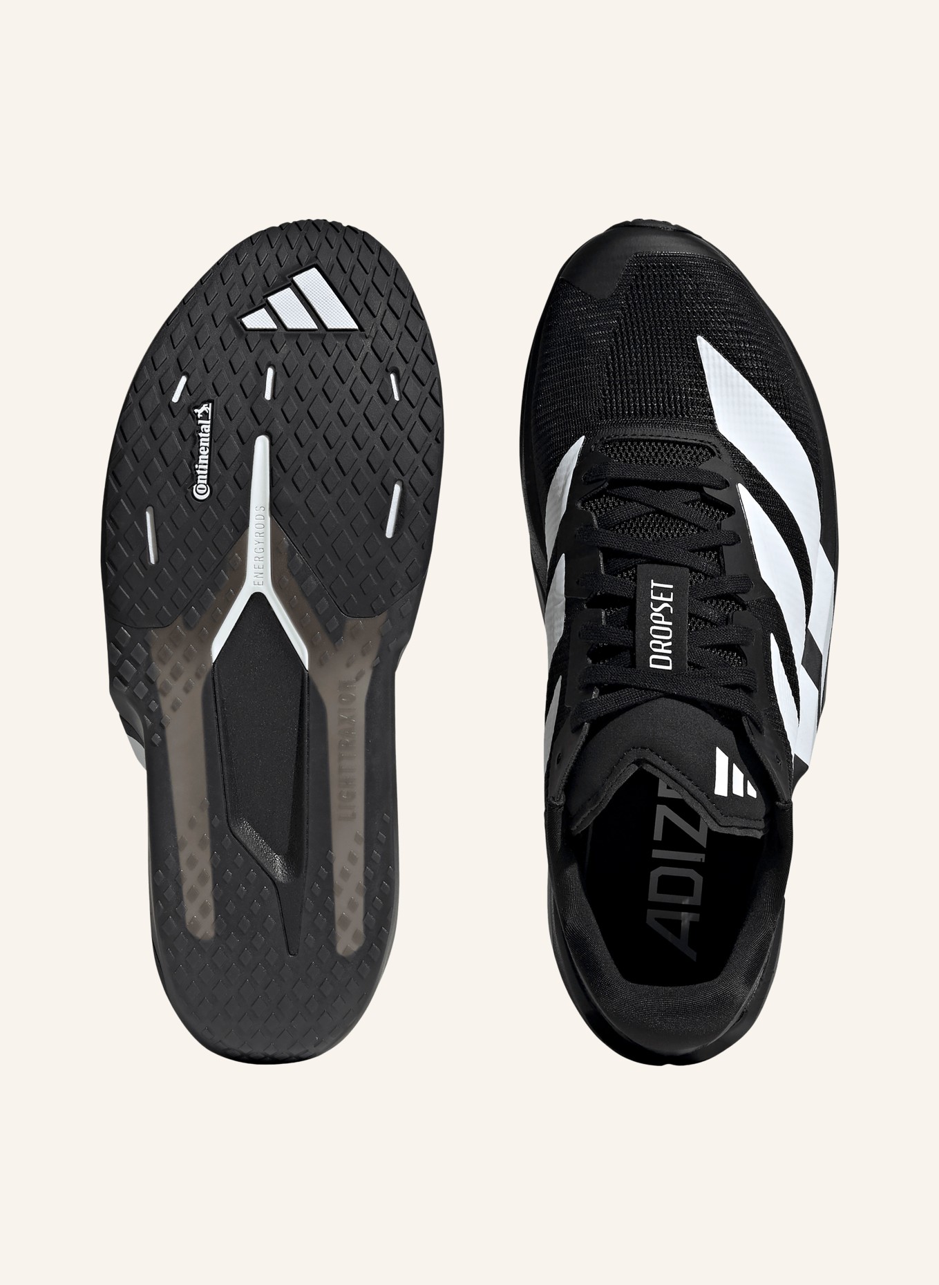 adidas Trainingsschuhe ADIZERO DROPSET PRO TRAINER: SCHWARZ / WEISS