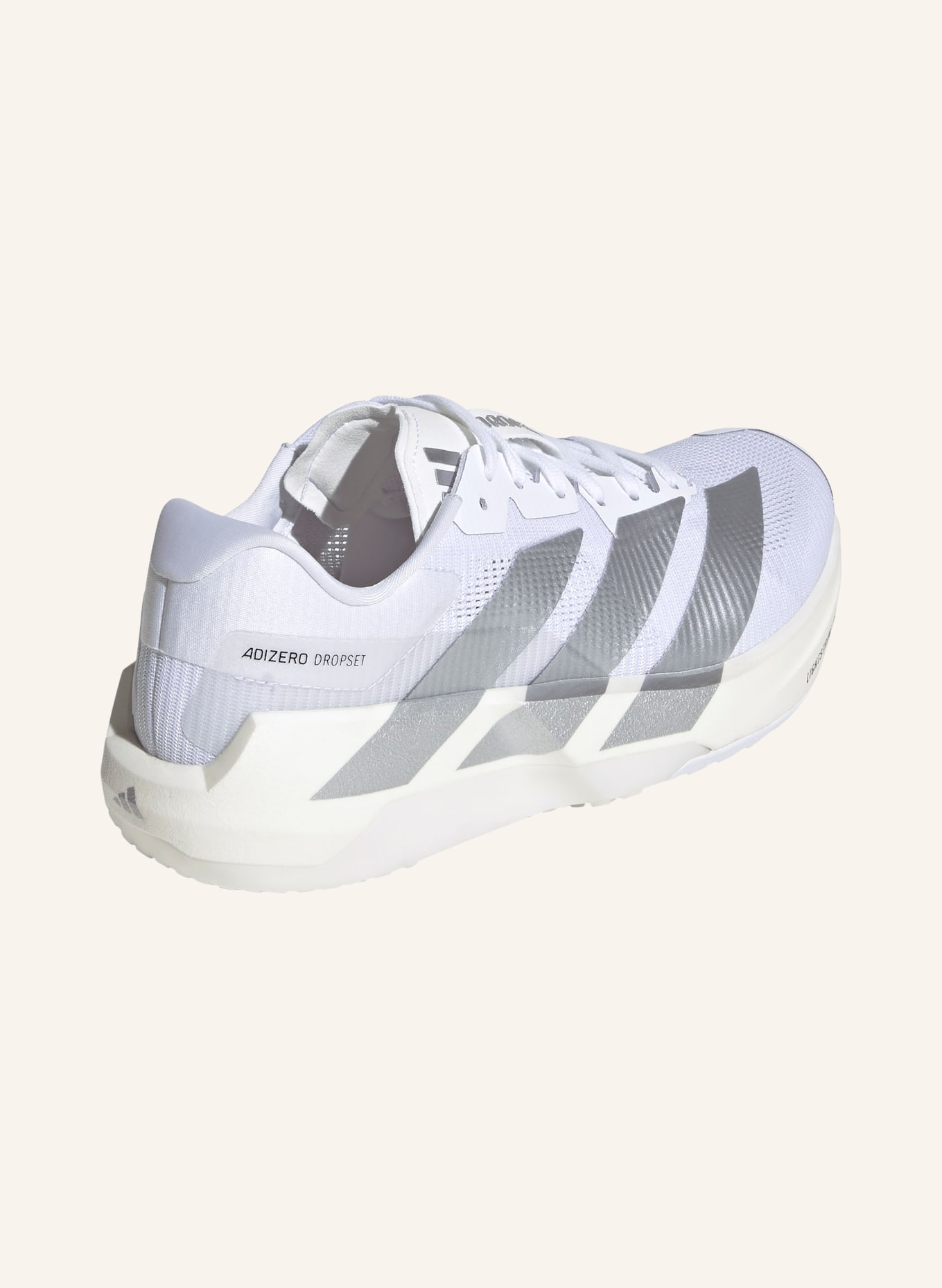 adidas ADIZERO DROPSET PRO TRAINER Training Shoes: WHITE / SILVER