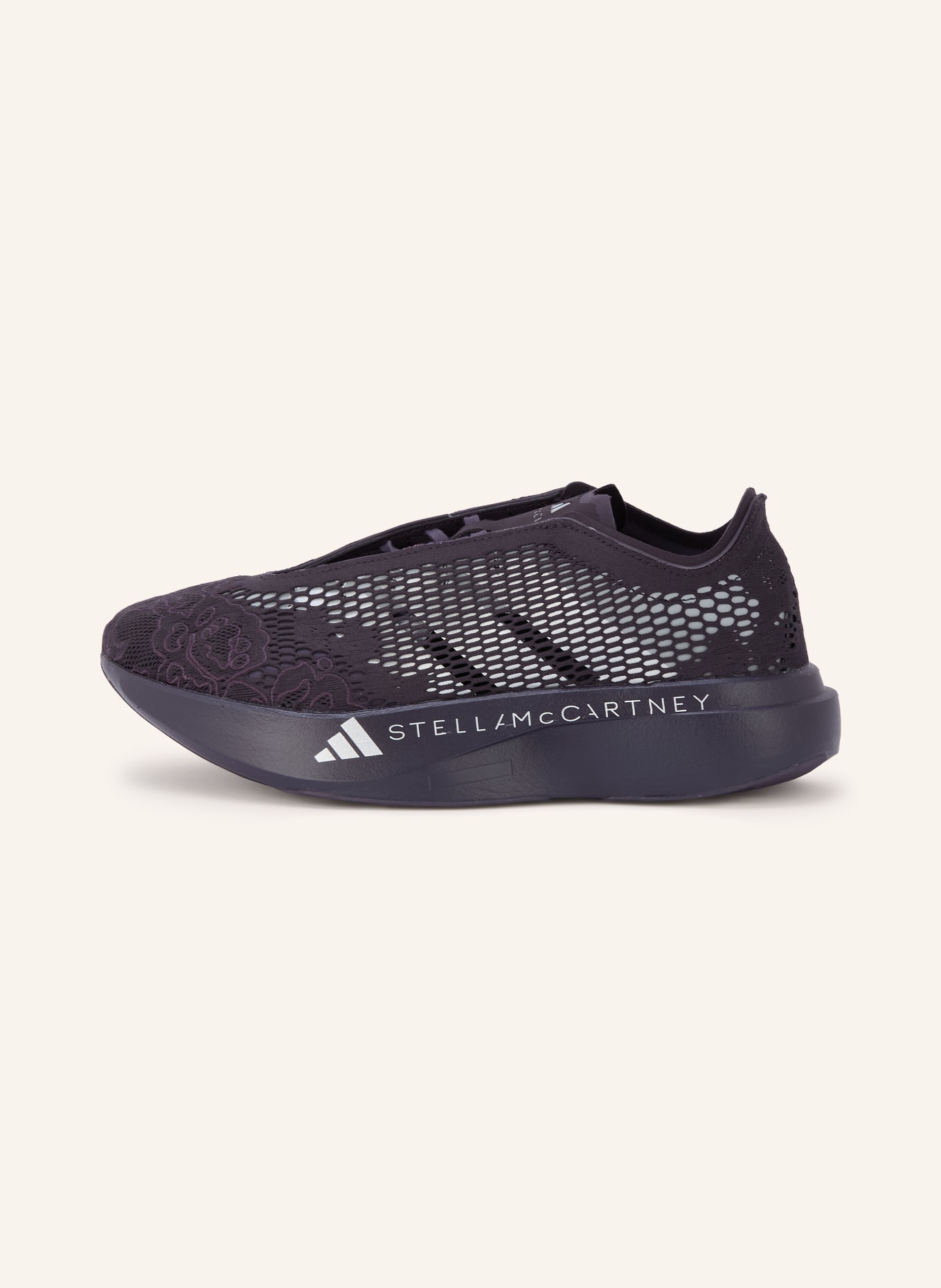 adidas by Stella McCartney Hardloopschoenen ADIDAS BY STELLA MCCARTNEY ADIZERO EVO SL: ZWART / ZILVER