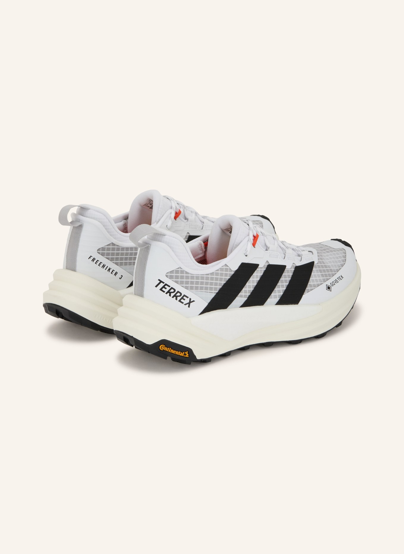 adidas TERREX Wanderschuhe TERREX FREEHIKER 3 LOW GTX: WEISS / SCHWARZ