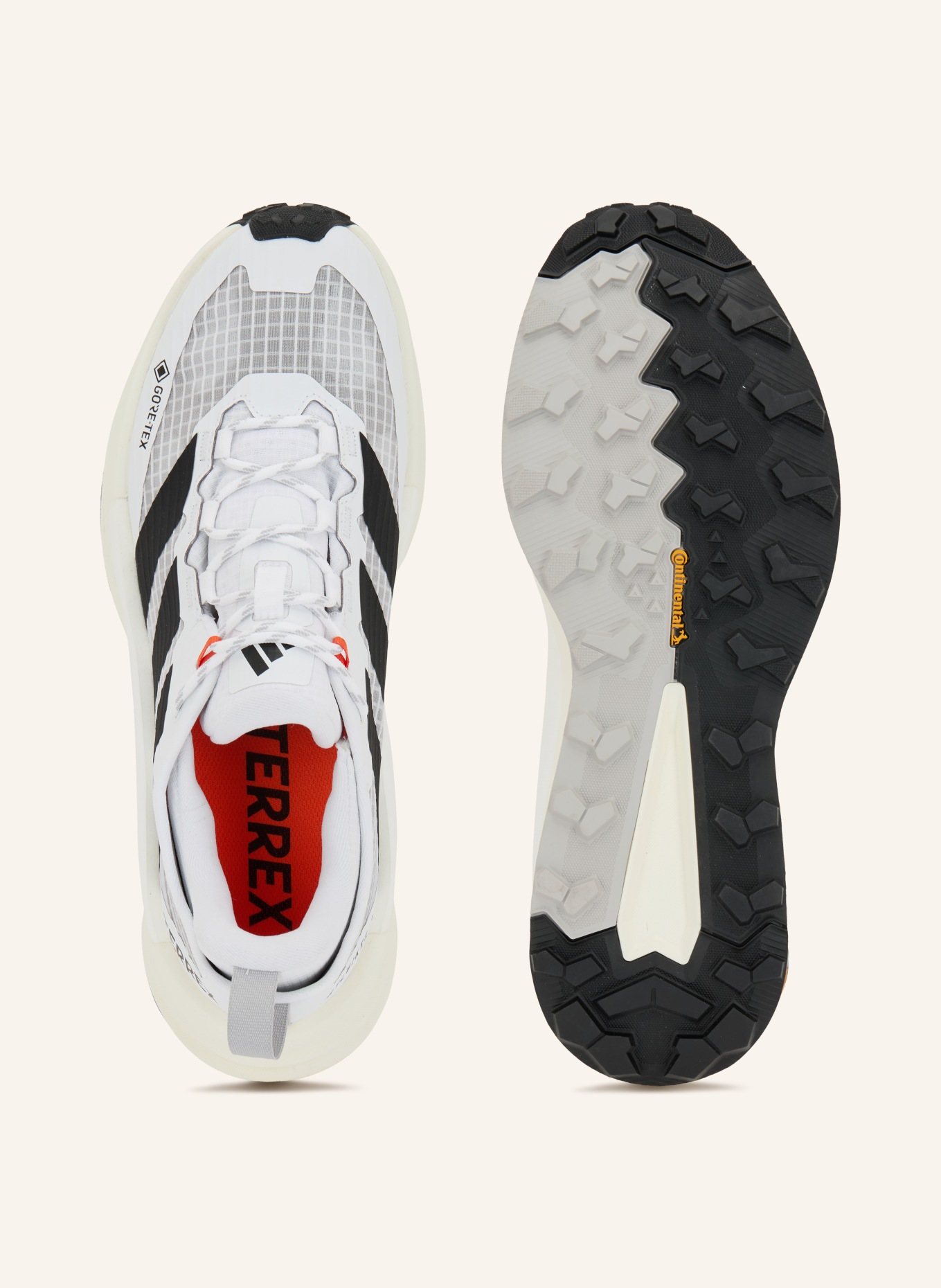 adidas TERREX Wanderschuhe TERREX FREEHIKER 3 LOW GTX: WEISS / SCHWARZ