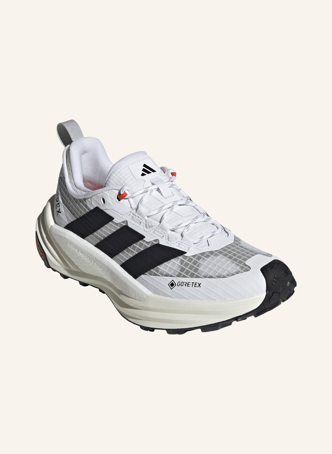 adidas TERREX Turistické boty TERREX FREEHIKER 3 LOW GTX: BÍLÁ / ČERNÁ