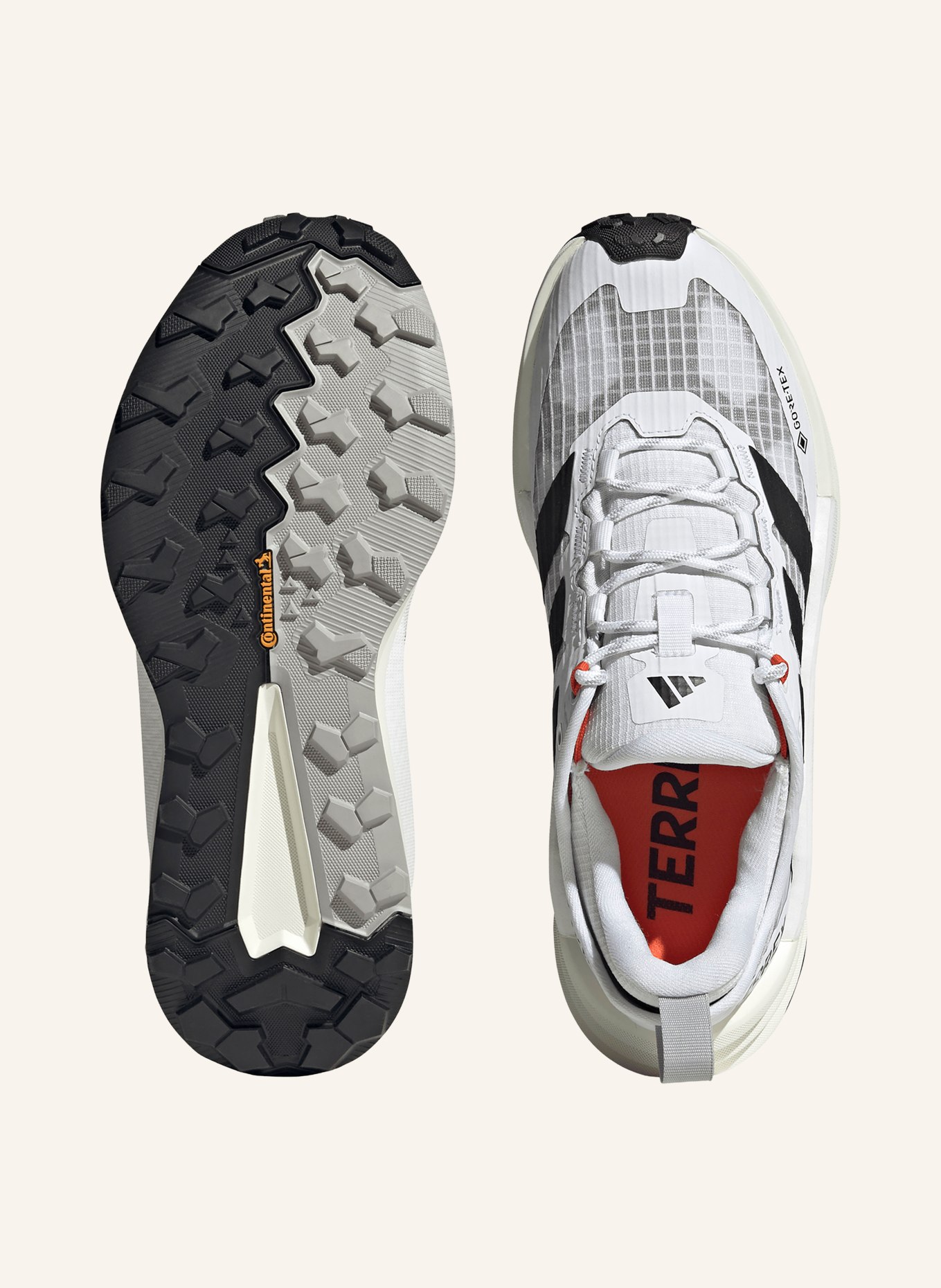 adidas TERREX Turistické boty TERREX FREEHIKER 3 LOW GTX: BÍLÁ / ČERNÁ