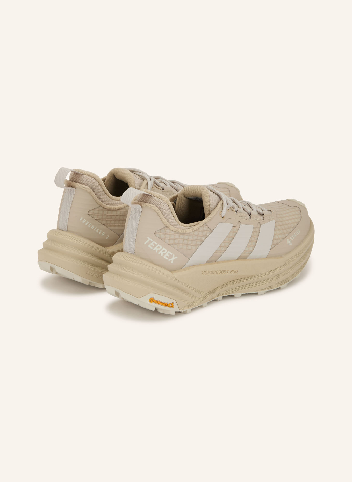 adidas TERREX Chaussures de randonnée TERREX FREEHIKER 3 LOW GTX: BEIGE / CRÈME