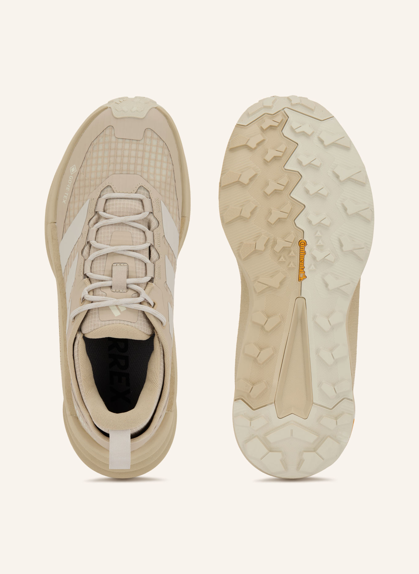 adidas TERREX Chaussures de randonnée TERREX FREEHIKER 3 LOW GTX: BEIGE / CRÈME