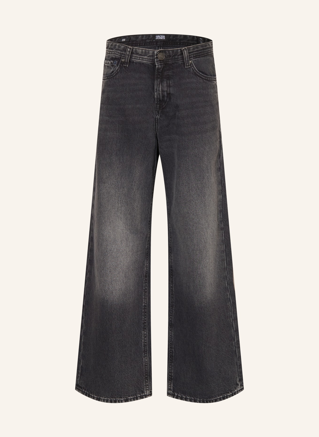 JACK&JONES Jeansy o luźnym kroju: BLACK DENIM