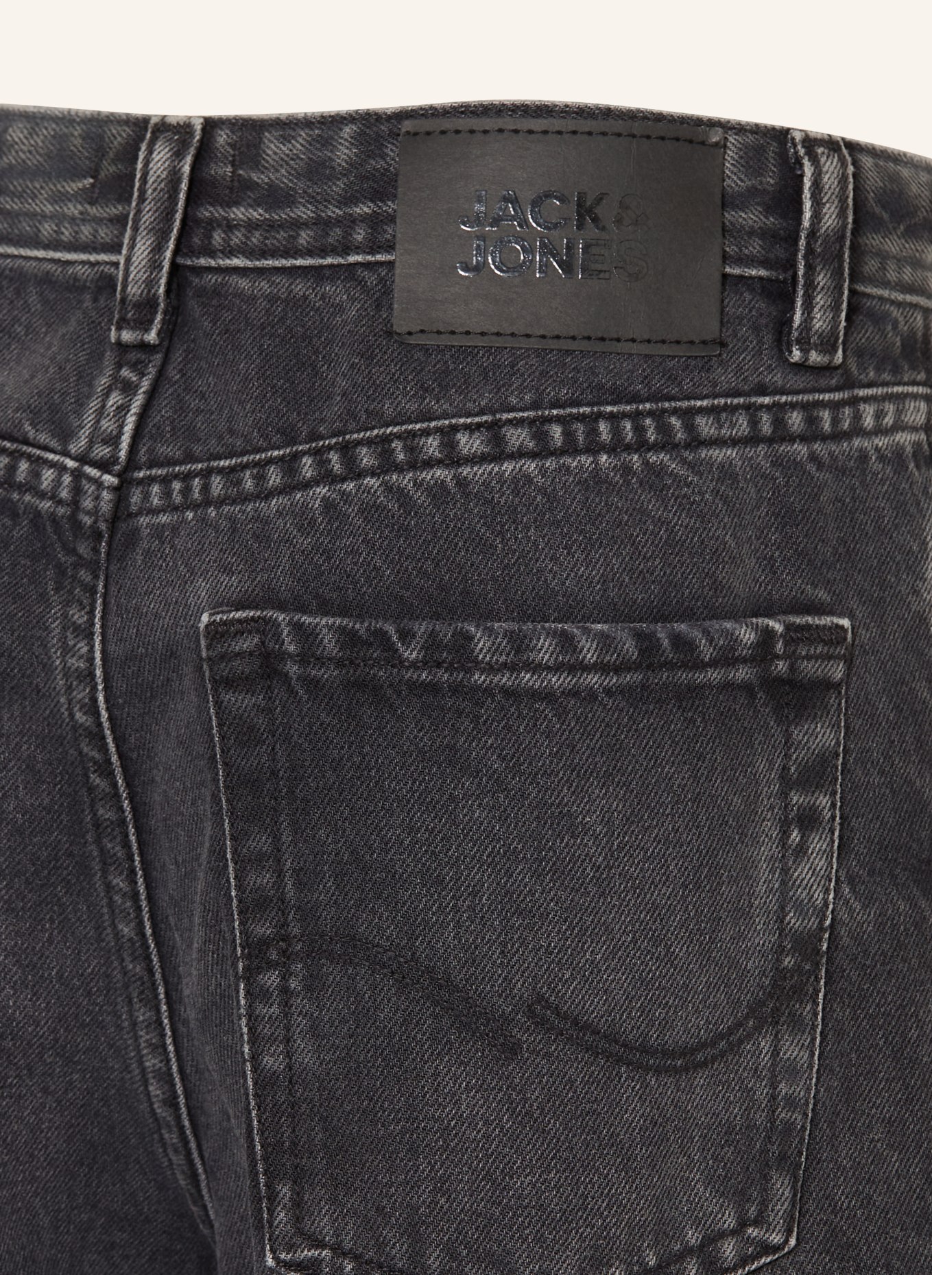 JACK&JONES Jeansy o luźnym kroju: BLACK DENIM