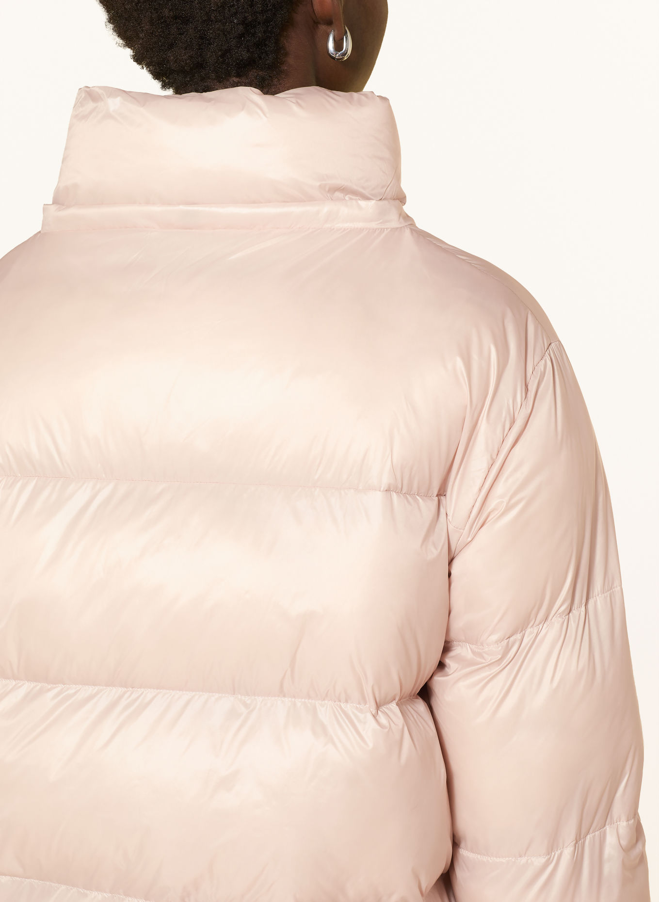 darling harbour Quilted jacket with removable hood: SAND
