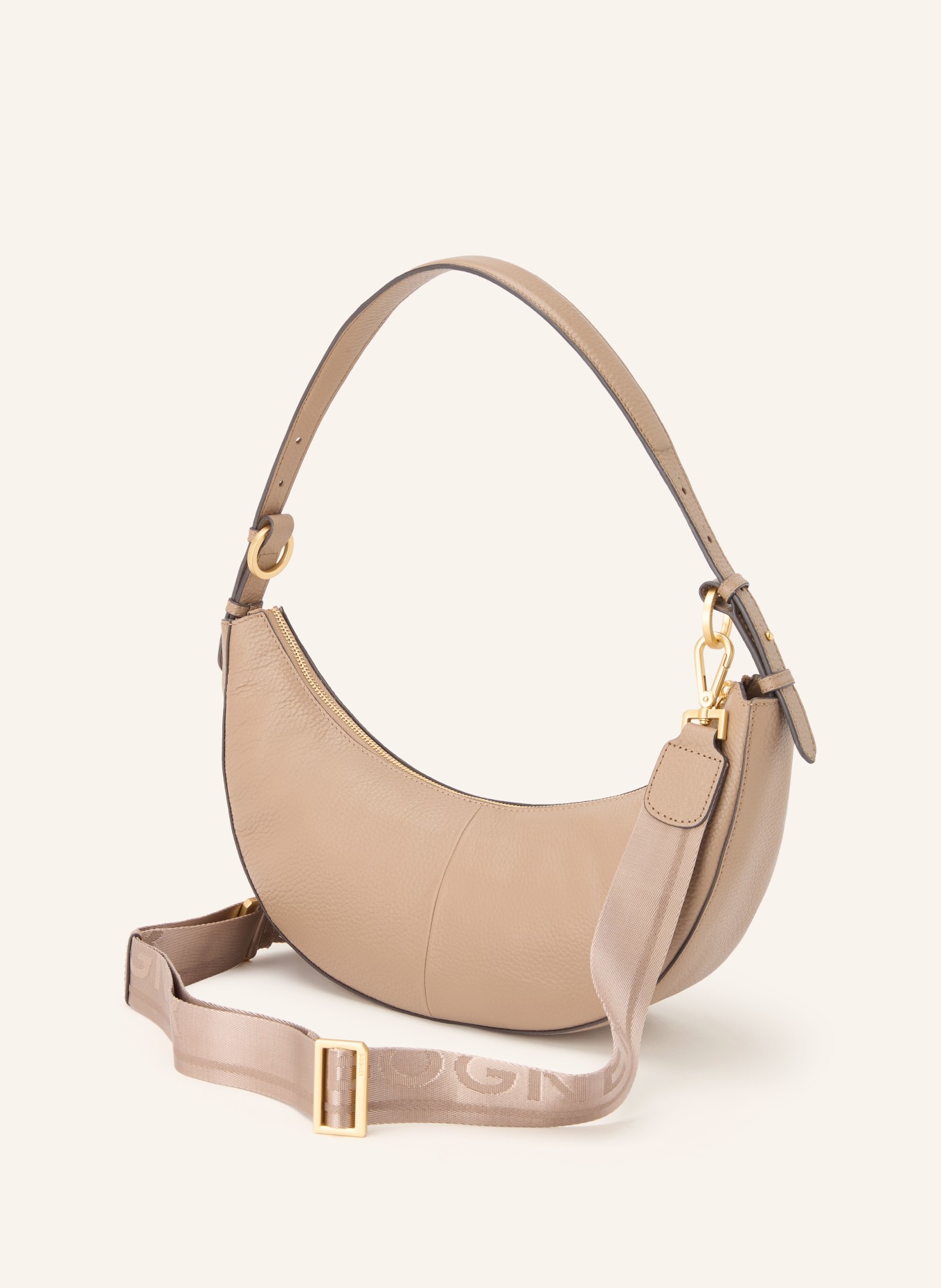 BOGNER Schoudertas KYLA: TAUPE / GOUD