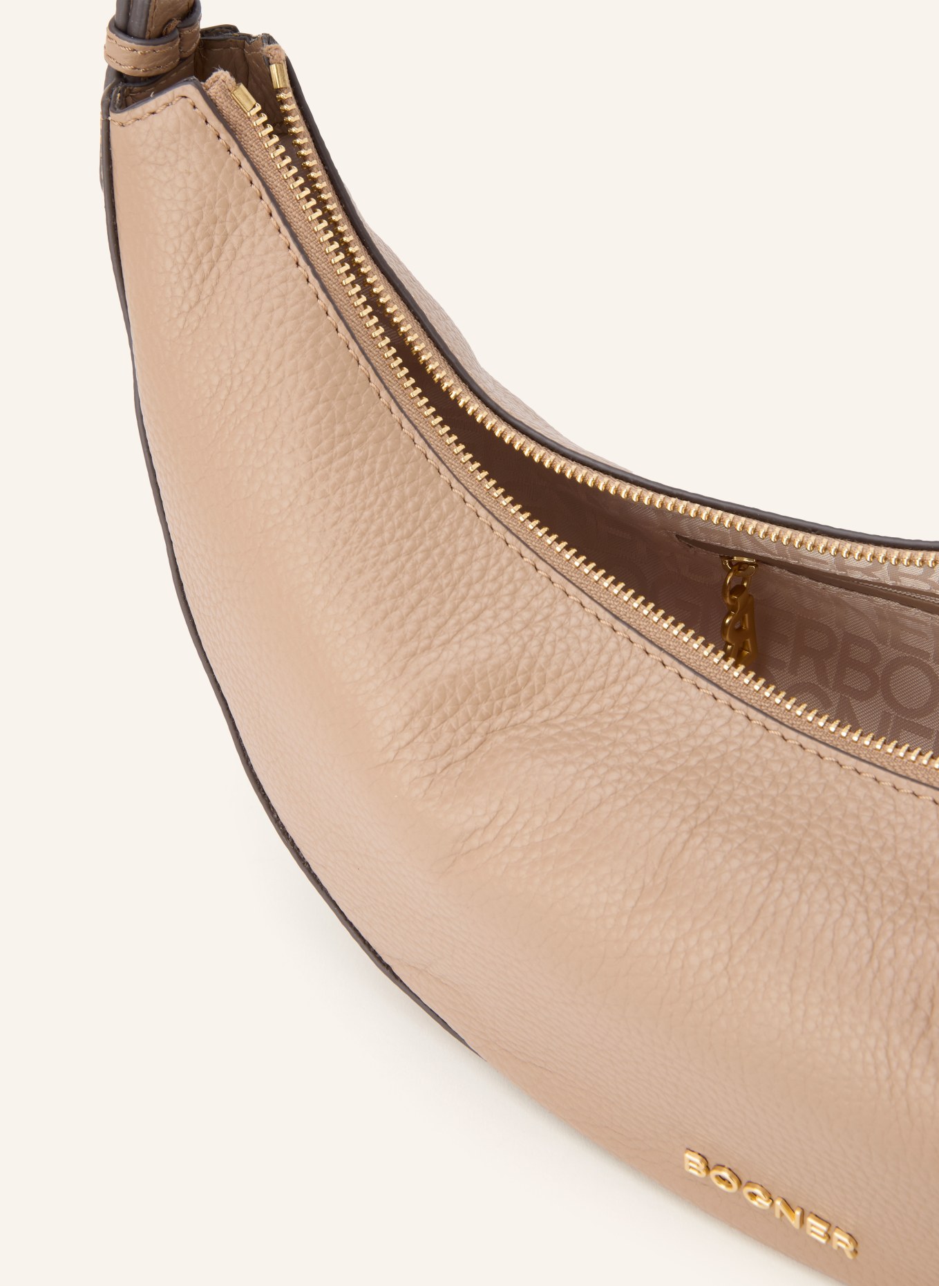 BOGNER Schoudertas KYLA: TAUPE / GOUD