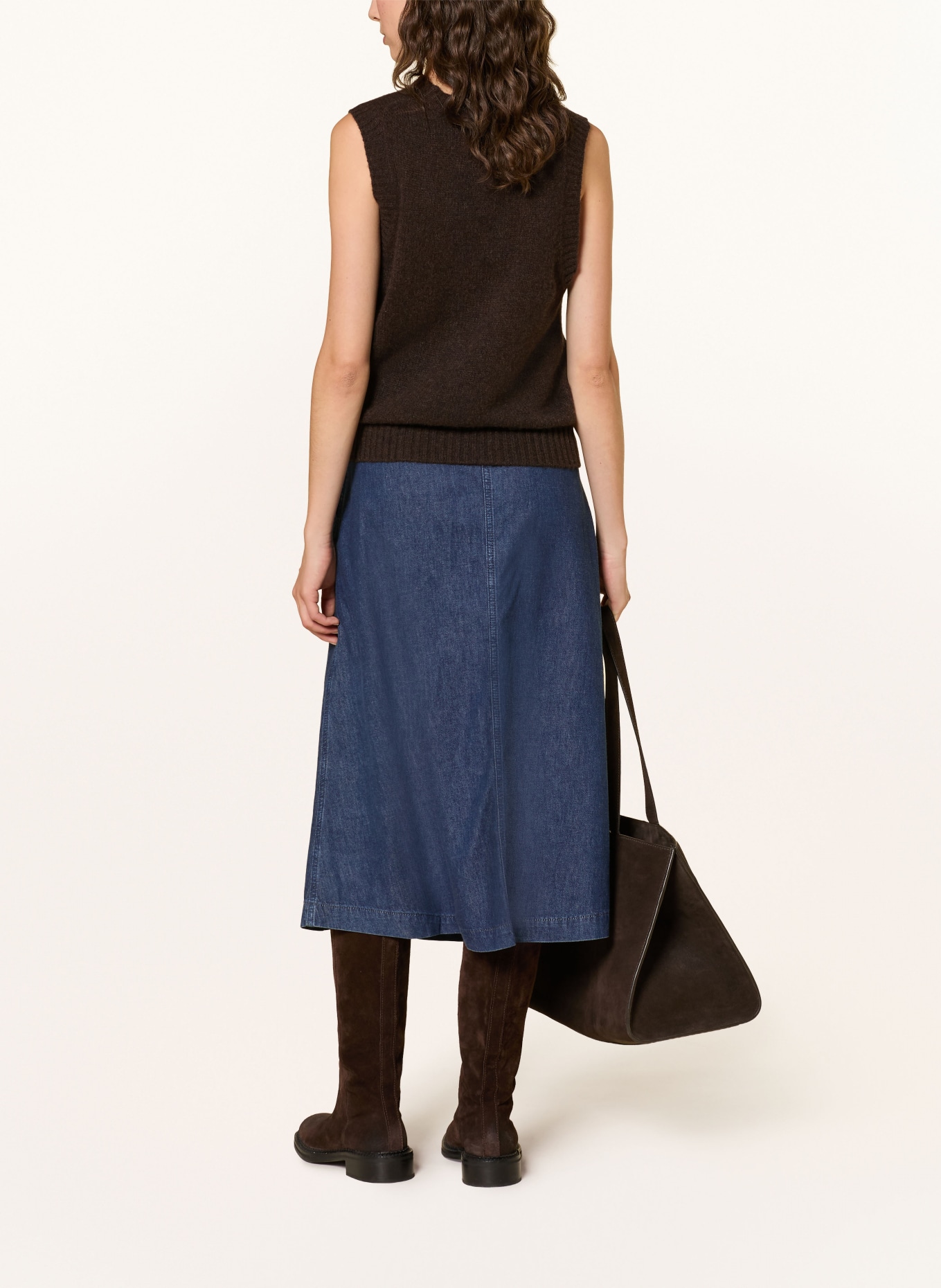 Herrlicher Jupe en jean PEONY: BLEU