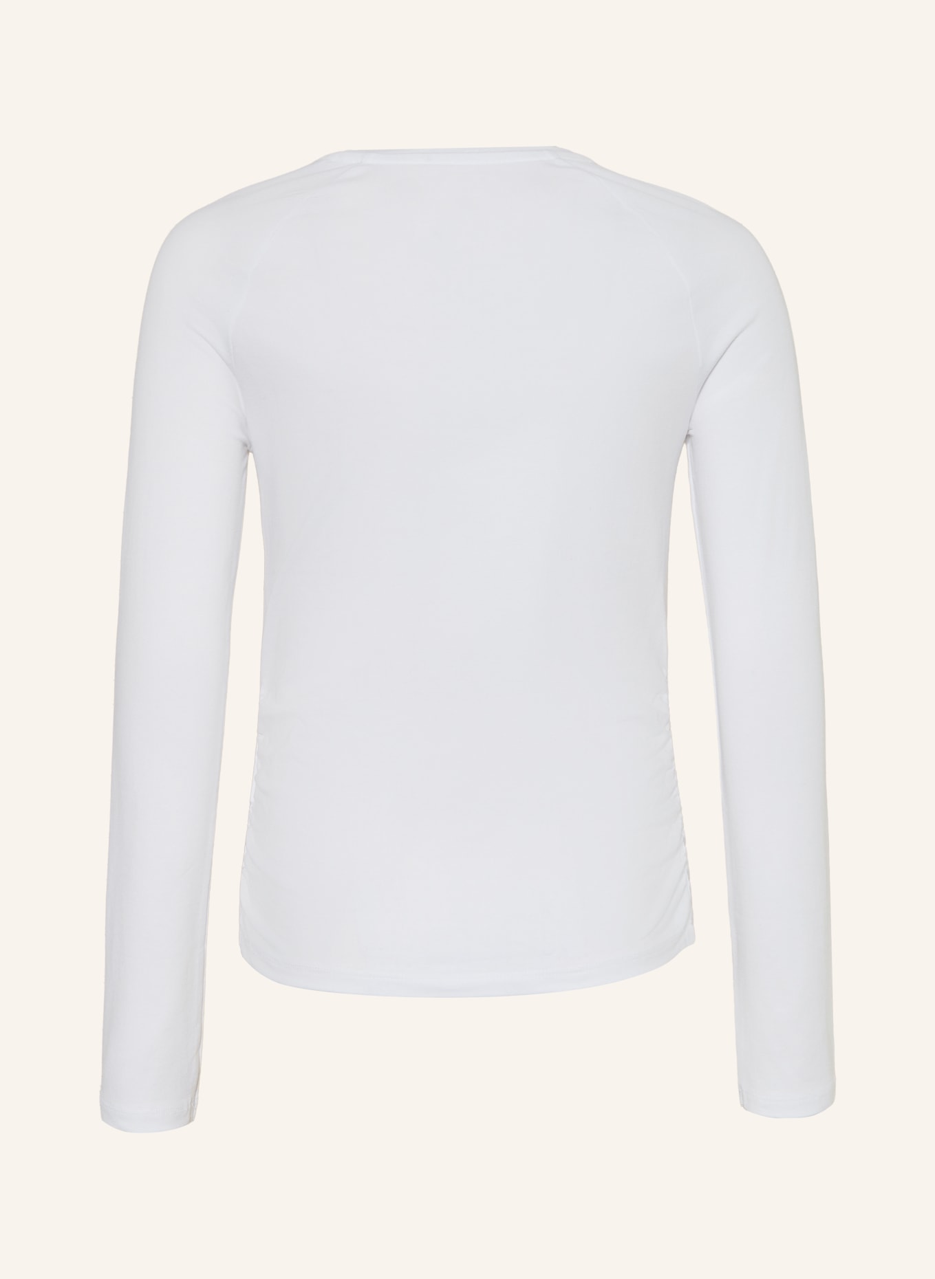 GUESS Longsleeve met sierstenen: WIT