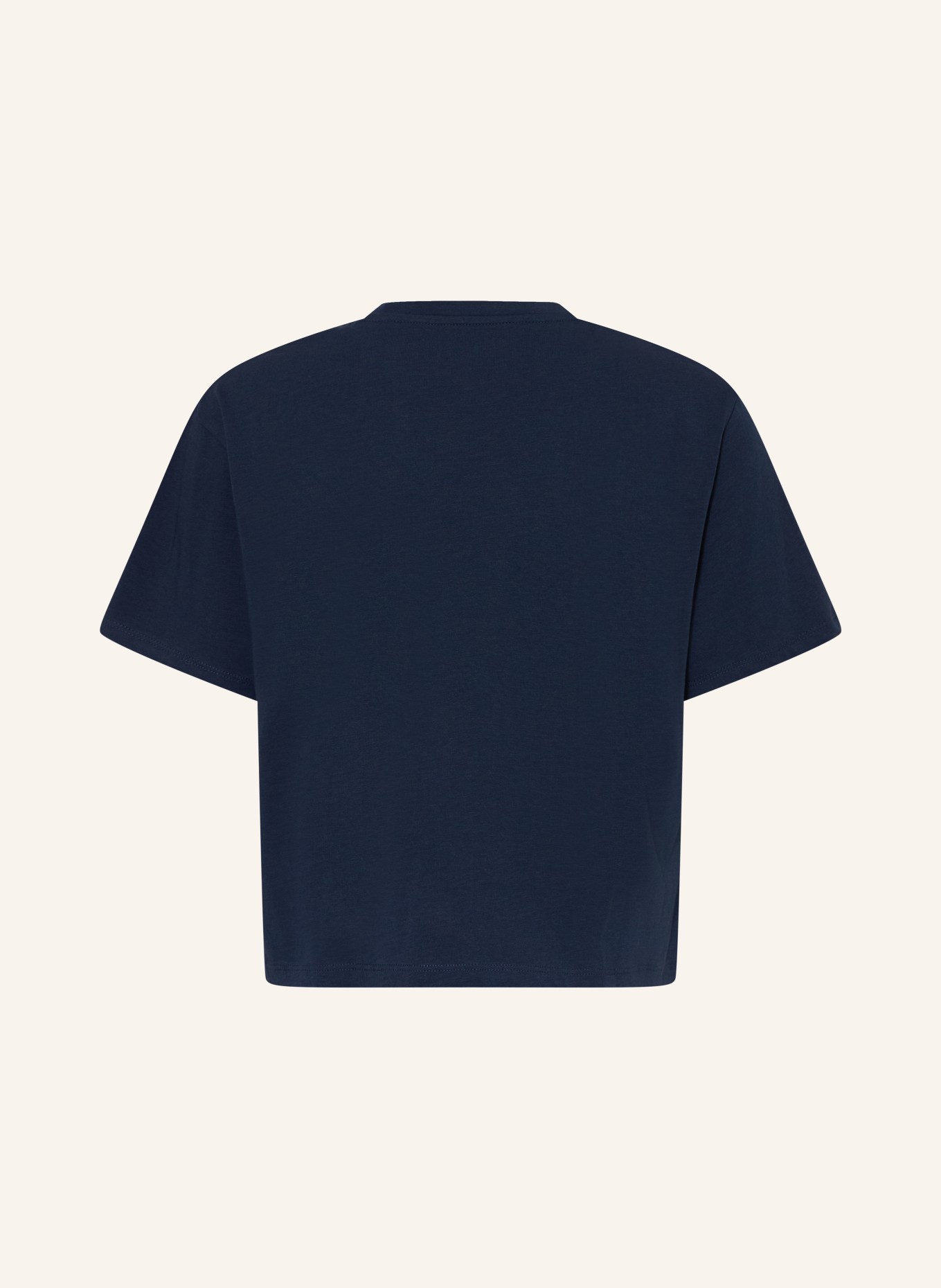 GUESS T-shirt med strass: MÖRKBLÅ
