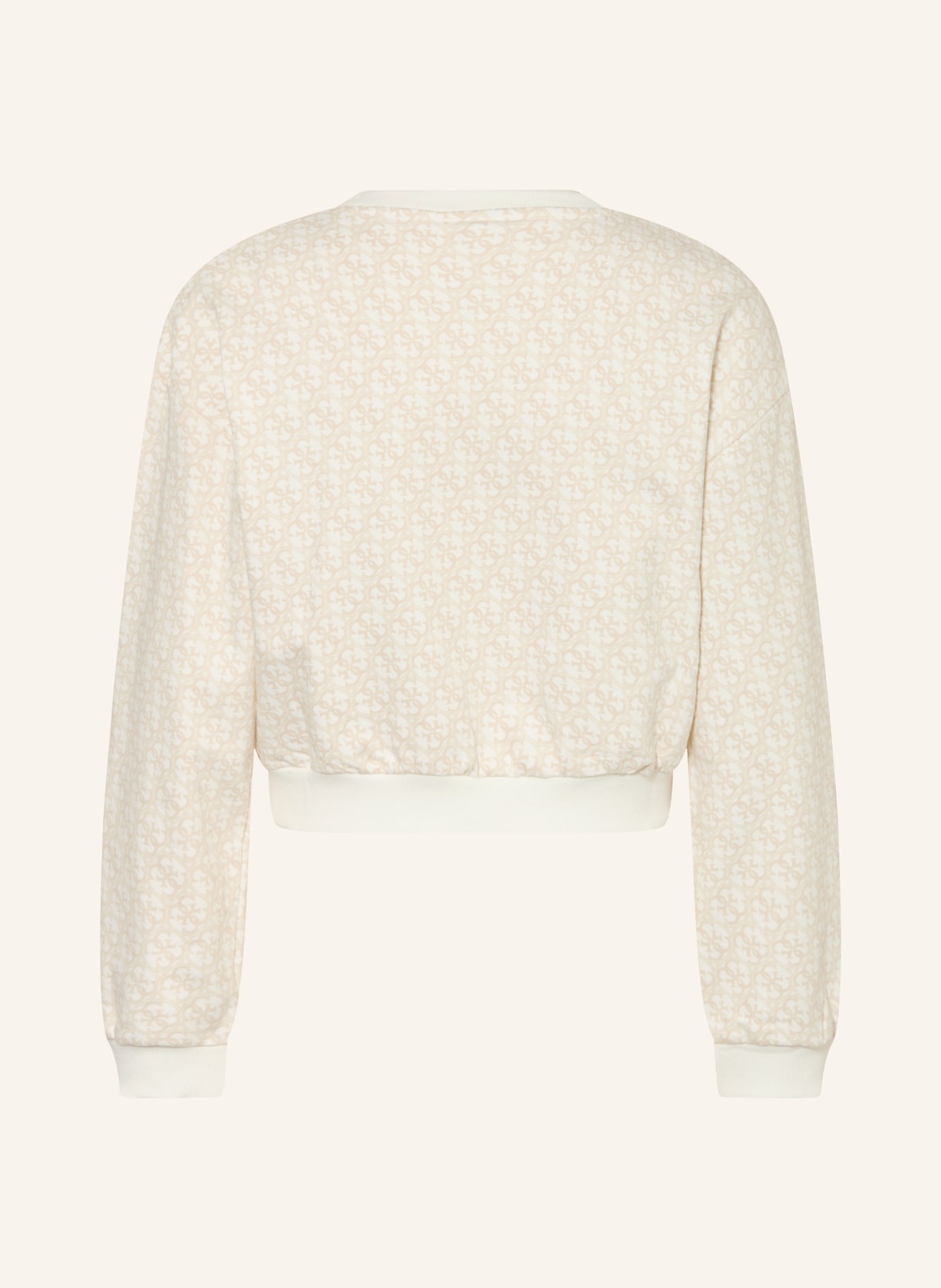 GUESS Sweatshirt: CREME / BEIGE
