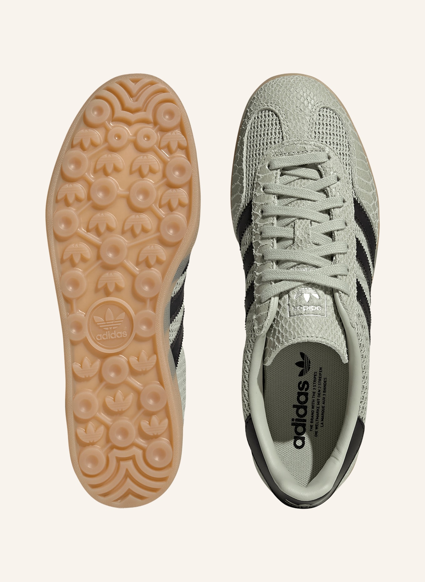 adidas Originals Sneaker GAZELLE INDOOR: LYSEGRØN / MØRKEBLÅ
