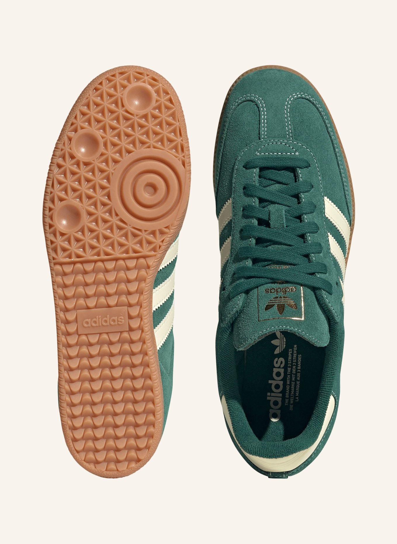 adidas Originals Sneakers SAMBA OG: GROEN / CRÈME