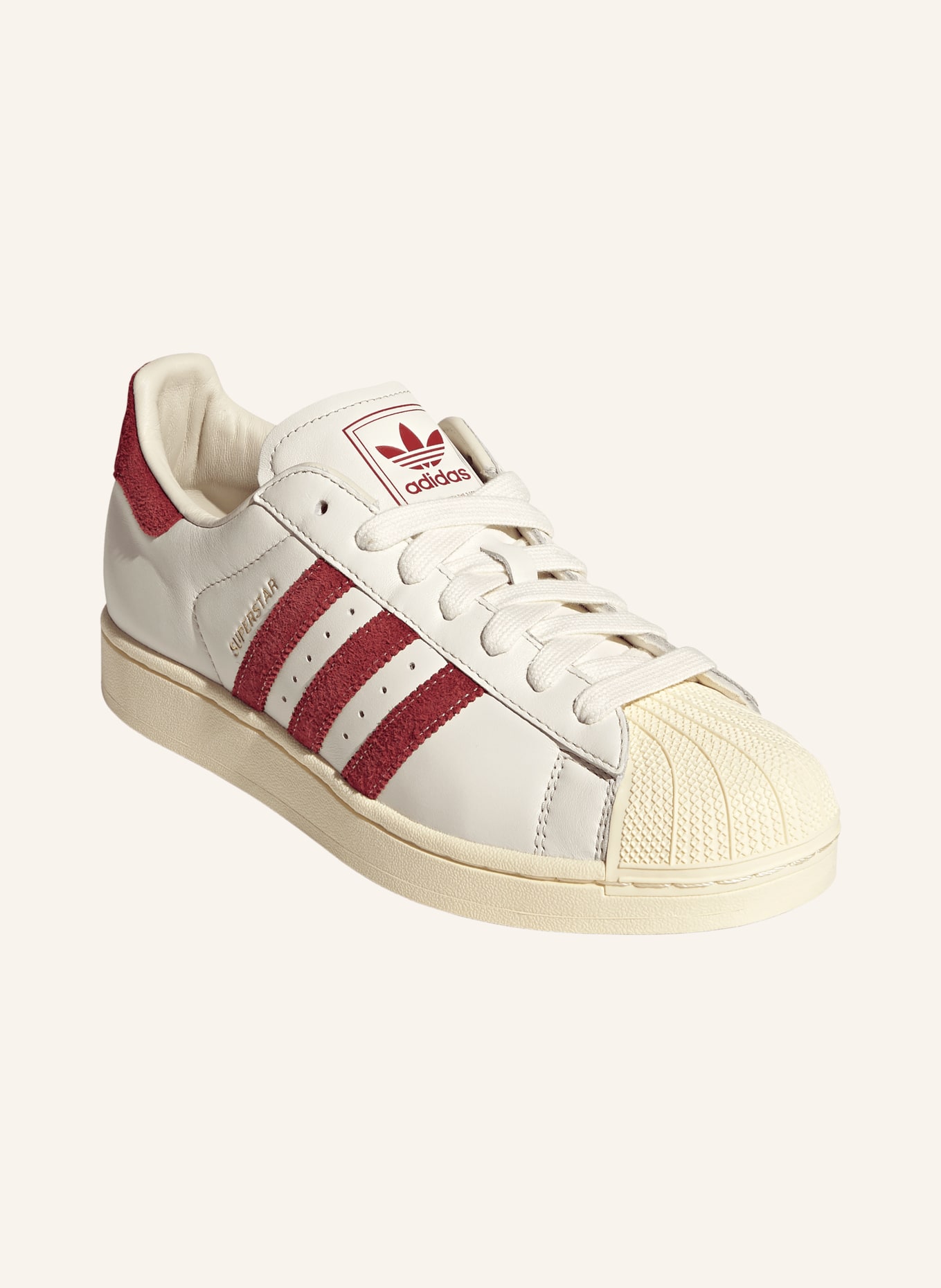 adidas Originals Sneakers SUPERSTAR II: WIT / ROOD