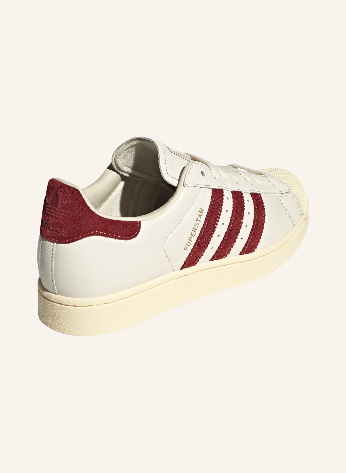 adidas Originals Sneakers SUPERSTAR II: WIT / ROOD