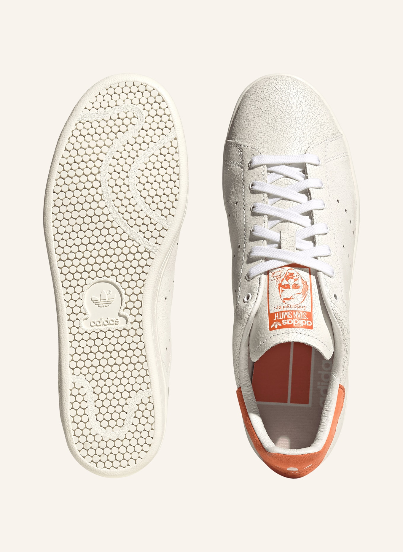 adidas Originals Sneakers STAN SMITH 80S: WIT / ORANJE