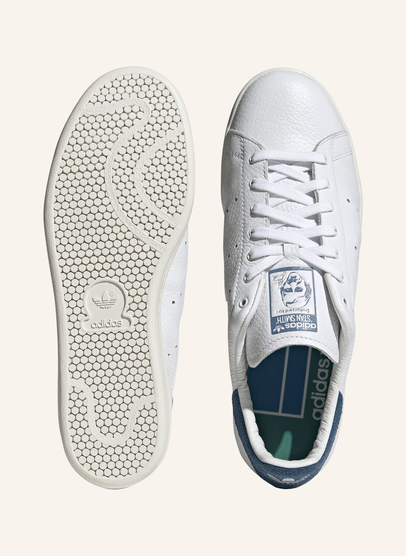 adidas Originals Sneakers STAN SMITH 80S: WIT / BLAUW