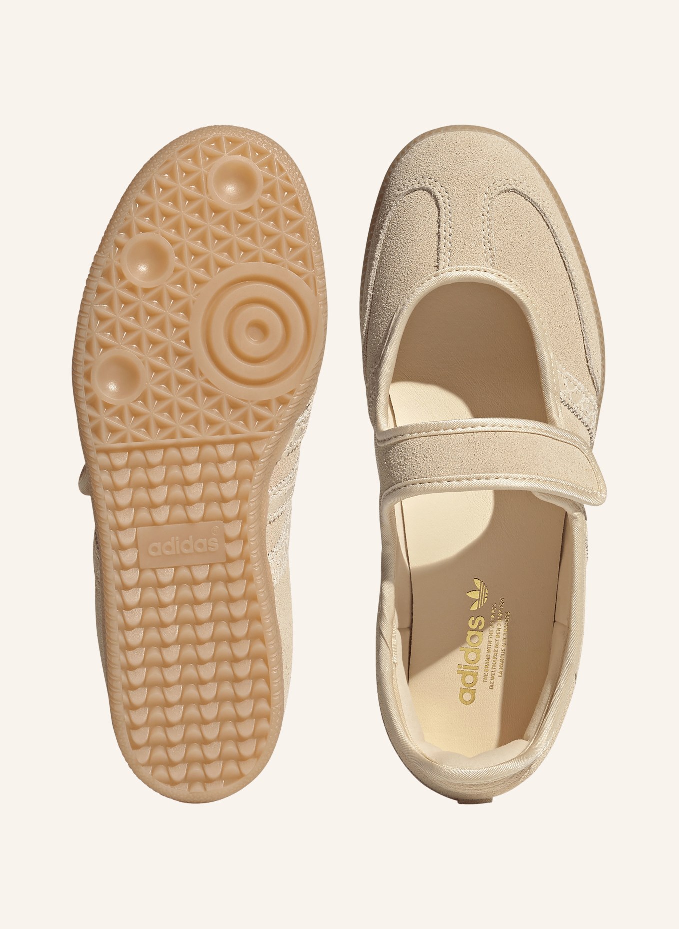 adidas Originals Mary Jane baleríny SAMBA JANE: BÉŽOVÁ
