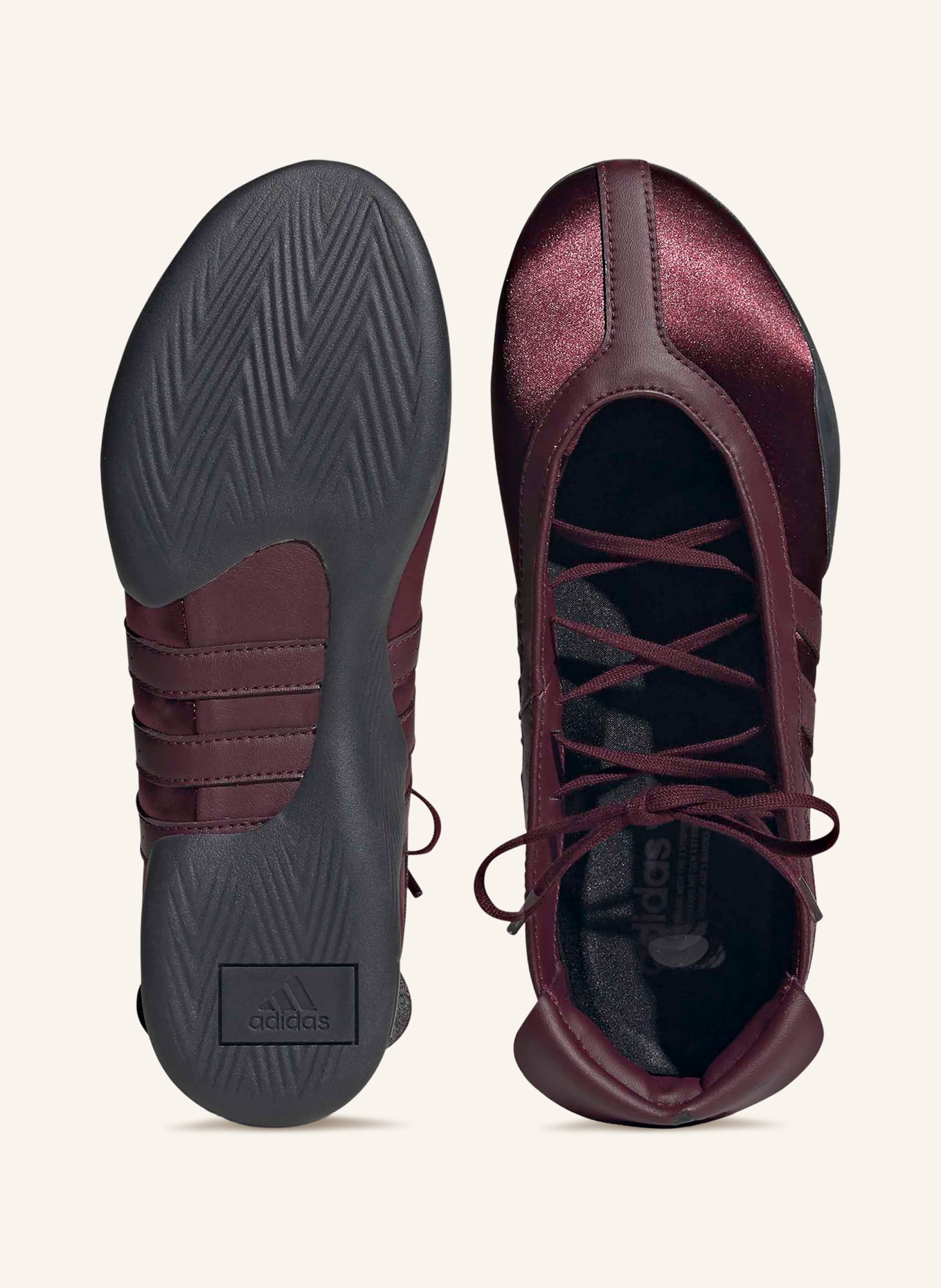 adidas Originals Ballerinas TAEKWANDO MEI BALLET: DARK RED
