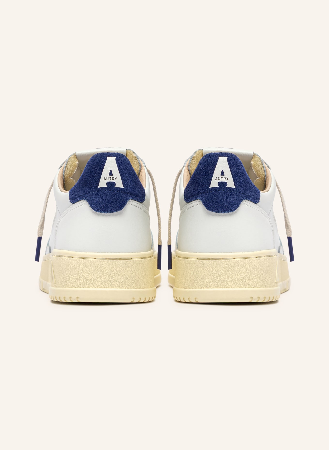 AUTRY Sneakers MEDALIST LOW BJ: BLANC / BLEU FONCÉ