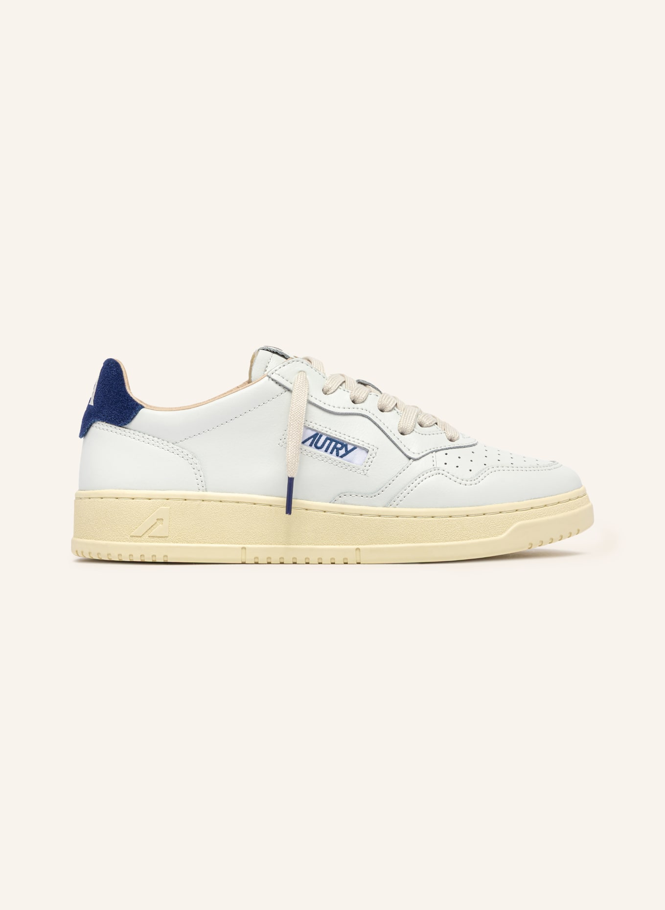 AUTRY Sneakers MEDALIST LOW BJ: BLANC / BLEU FONCÉ