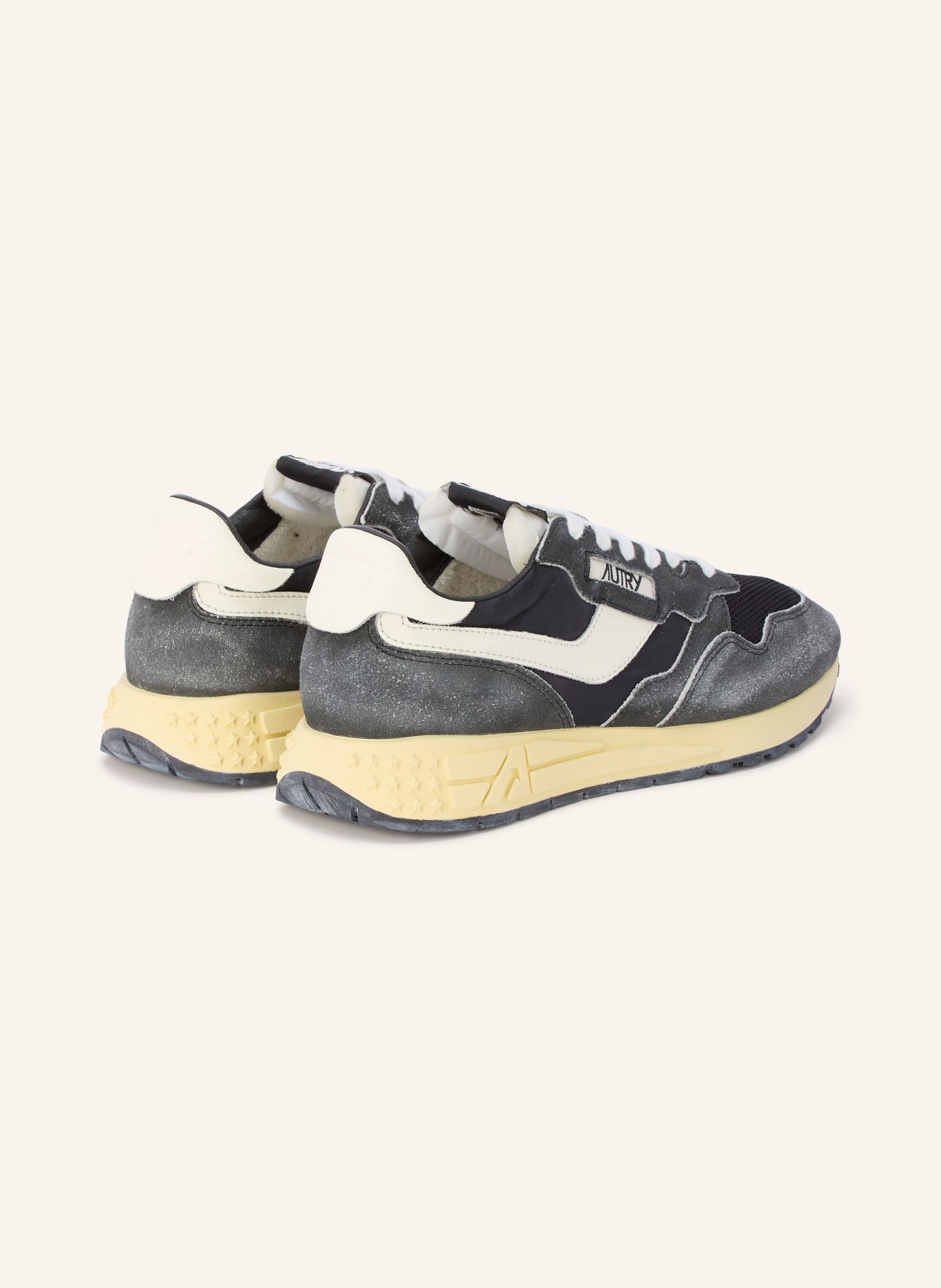 AUTRY Sneakersy REELWIND LOW GQ: CZARNY / BIAŁY
