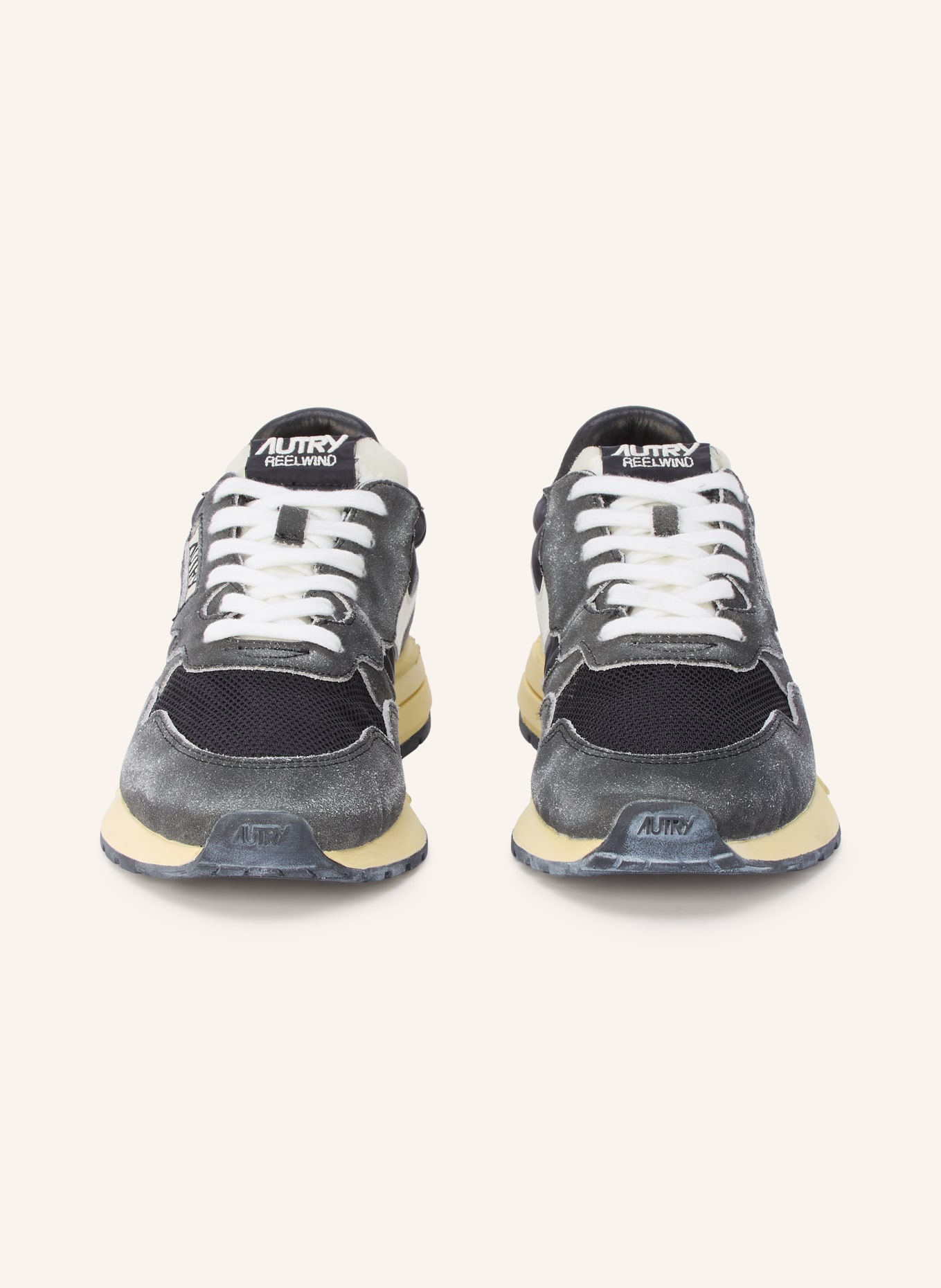 AUTRY Sneakersy REELWIND LOW GQ: CZARNY / BIAŁY